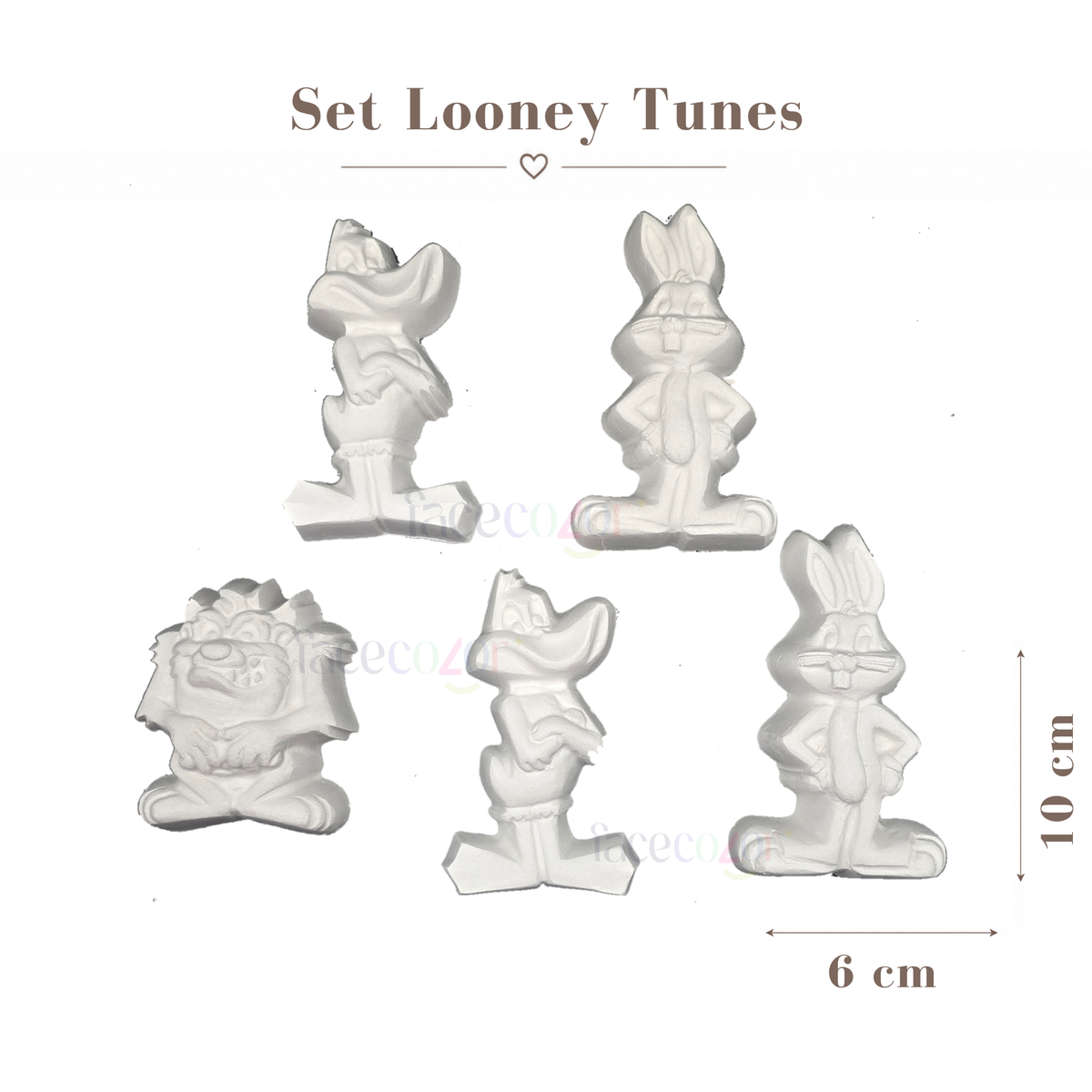 Figura de cerámica Set Looney Tunes (Venta en Conjunto)