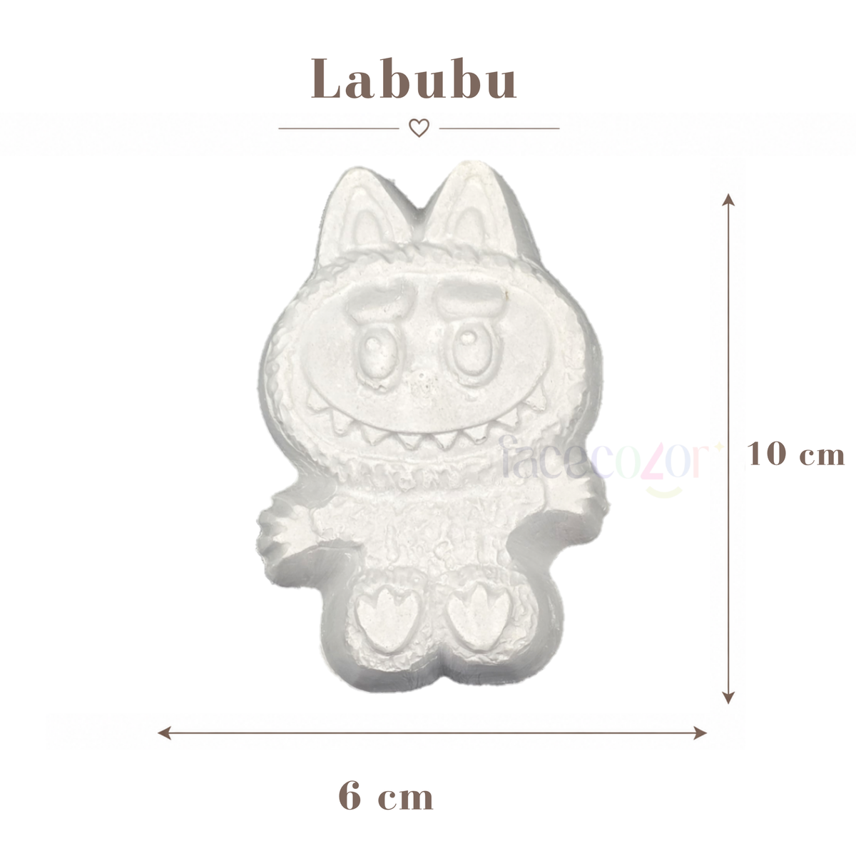 Figura de cerámica Labubu (Venta en individual)