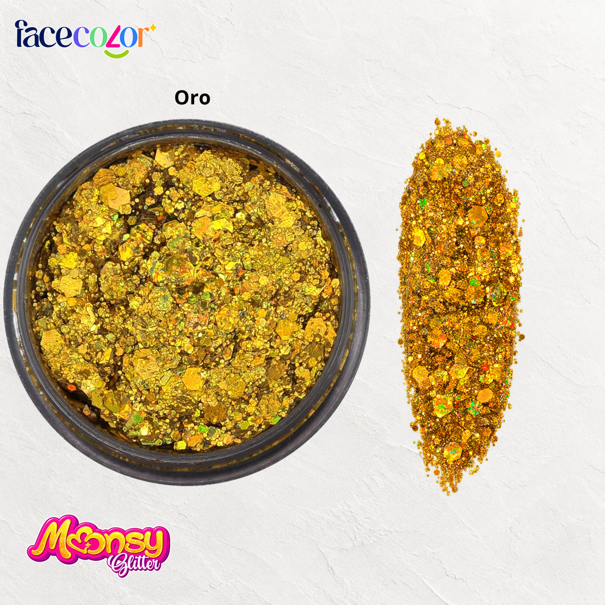 ORO Moonsy Glitter - Base Gel