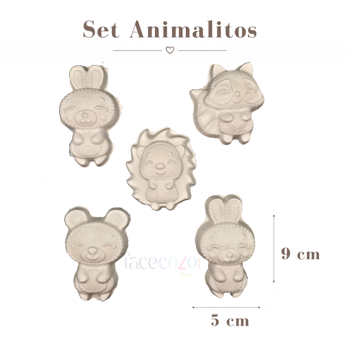 Figura de cerámica Set Animalitos (Venta en Conjunto)