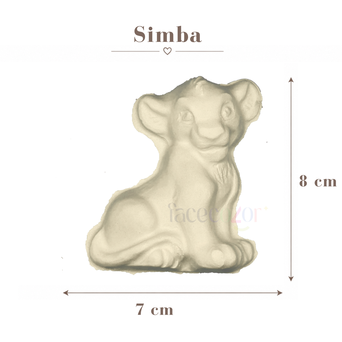 Figura de cerámica Simba  (Venta en individual)