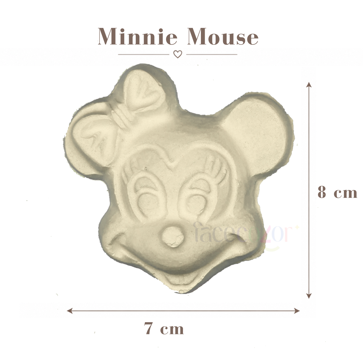 Figura de cerámica Minnie Mouse  (Venta en individual)