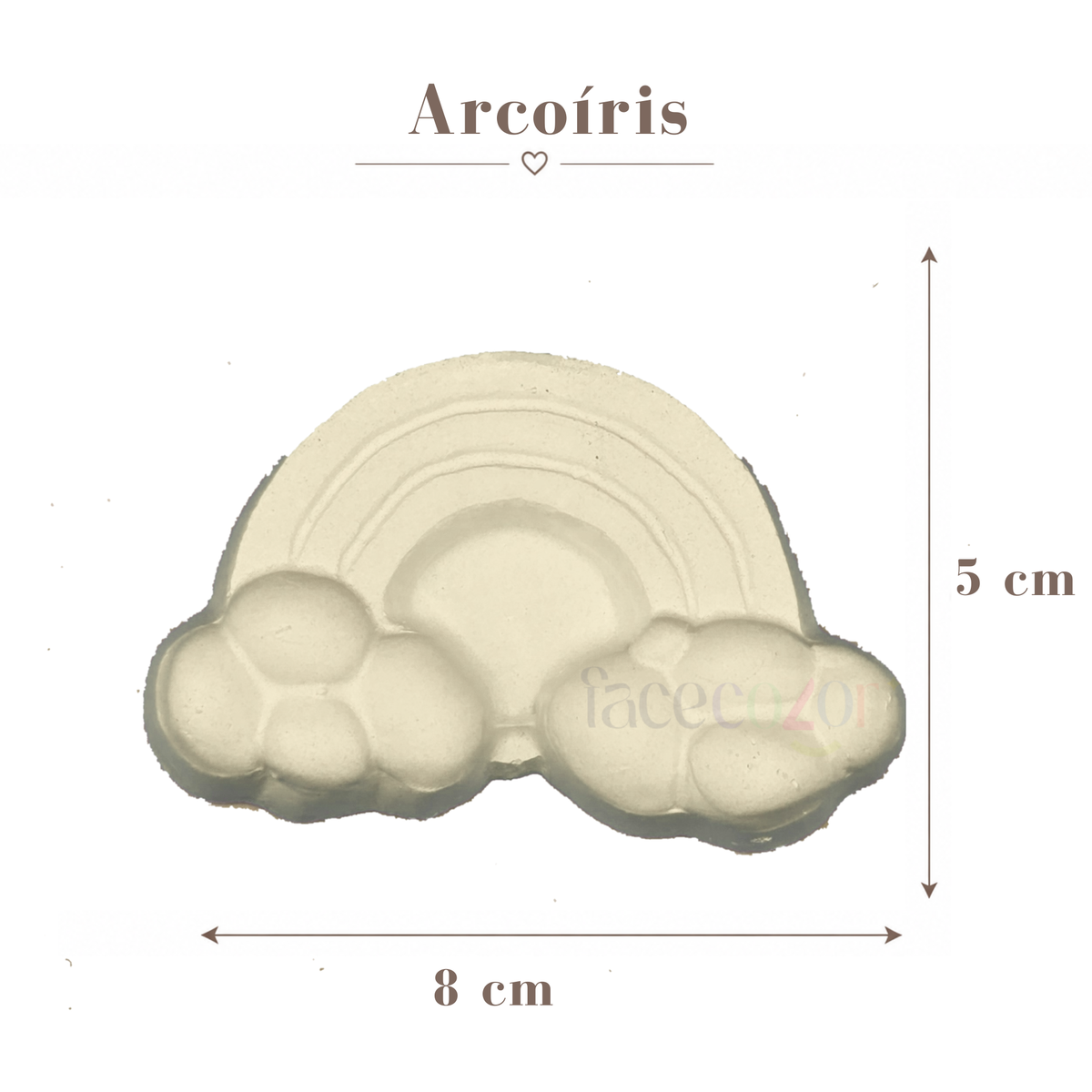 Figura de cerámica Arcoíris (Venta en individual)