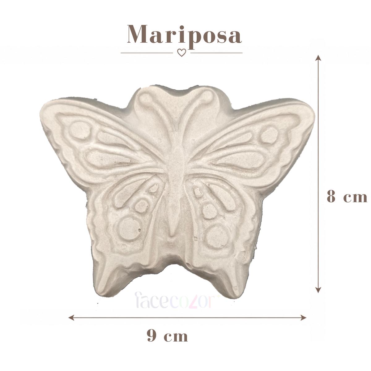Figura de cerámica Mariposa (Venta en individual)