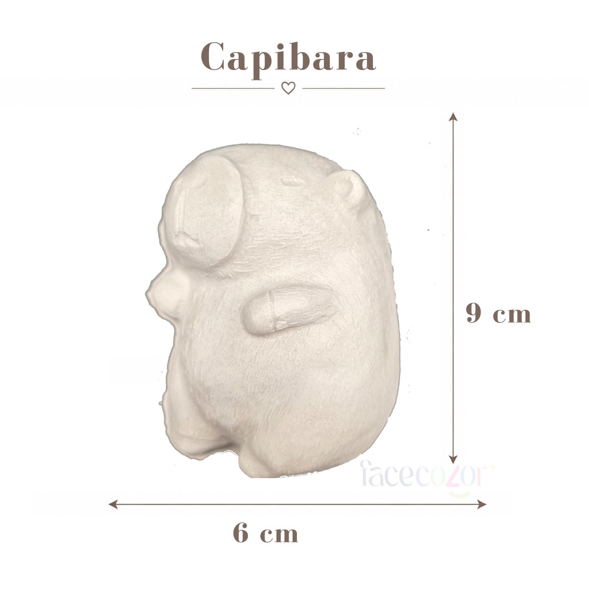 Figura de cerámica Capibara (Venta en individual)