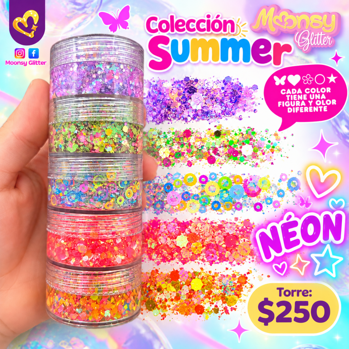 Torre Summer Neón Moonsy