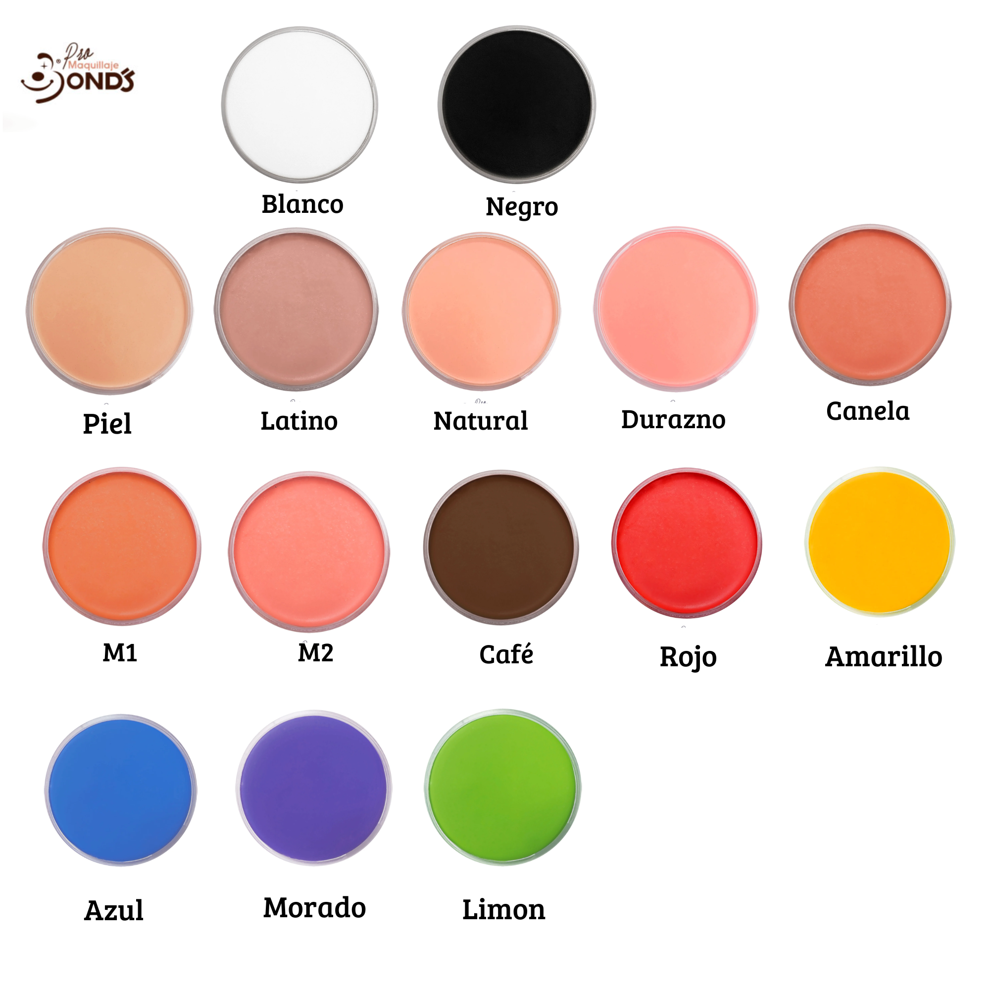 Colores Bonds Base Crema 70gr (venta por individual)
