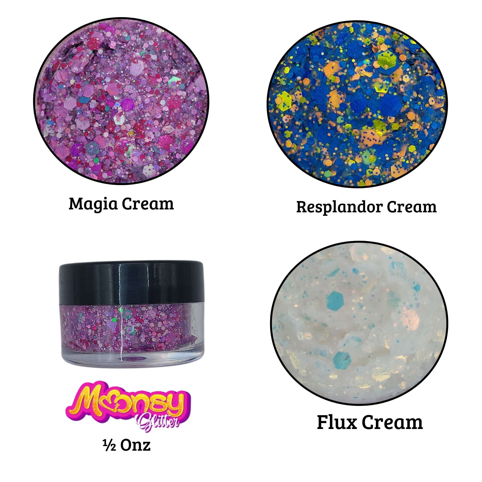 Variedad Moon-Cream 1/2 oz. Base Crema