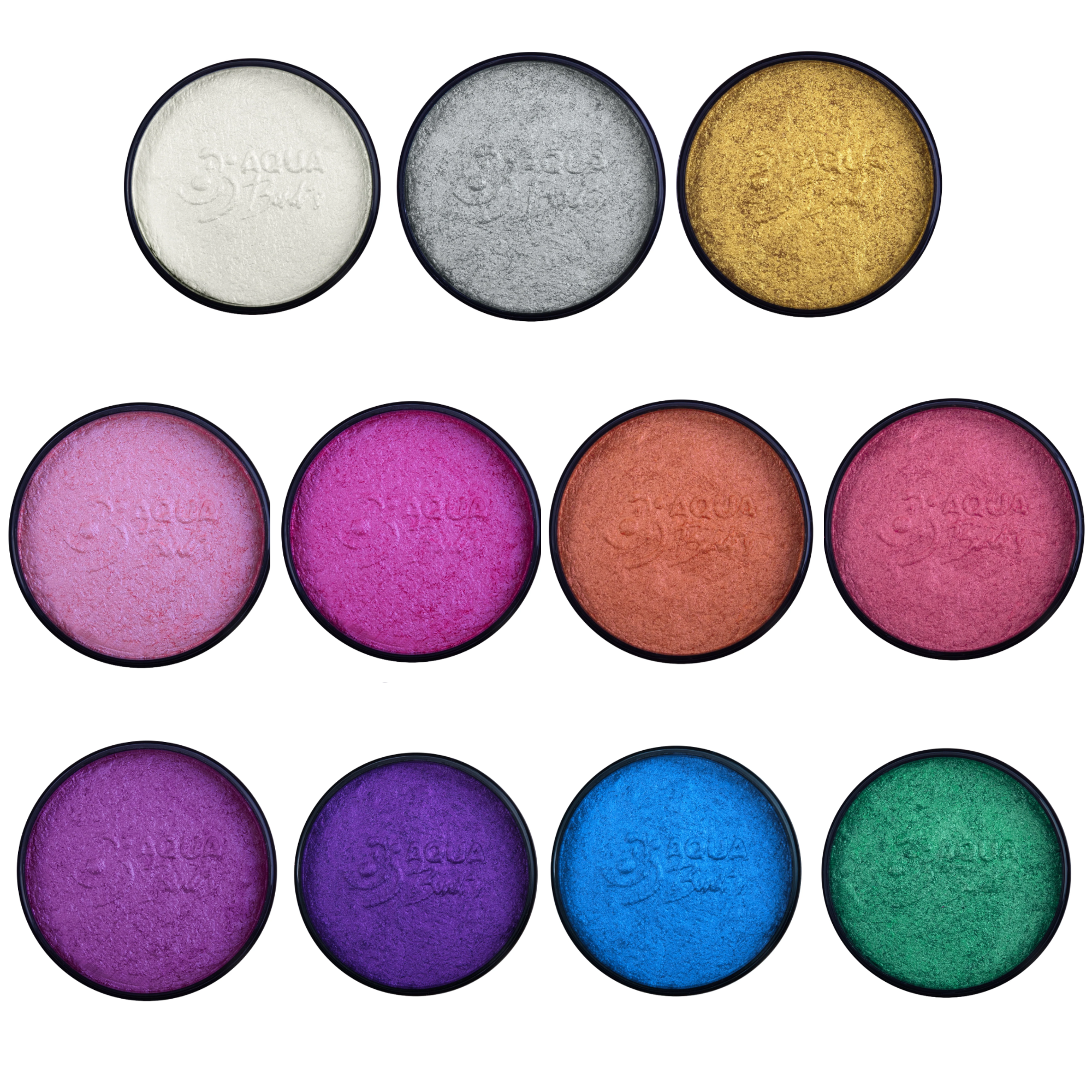 Colores base agua 35gr Metálicos (venta por unidad)