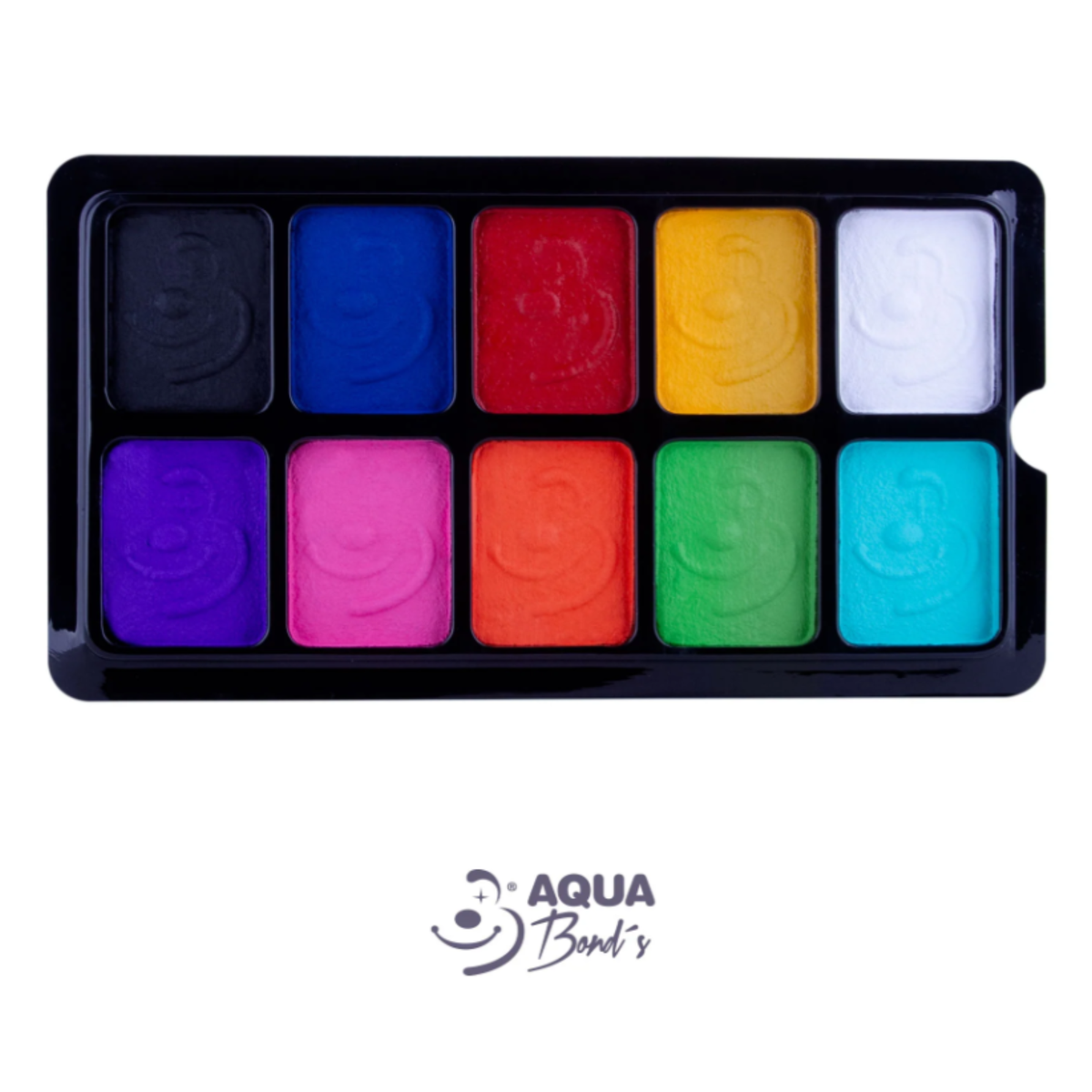 Paleta base agua Aqua Bonds – 10 Colores mate - pastel