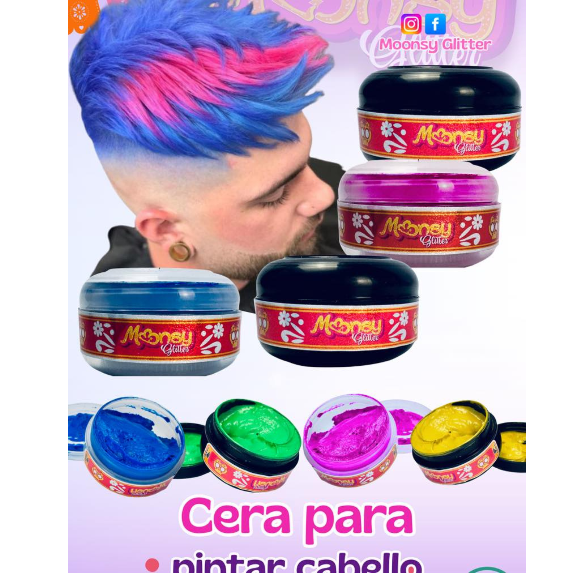 Cera para pintar Cabello 60 gr.