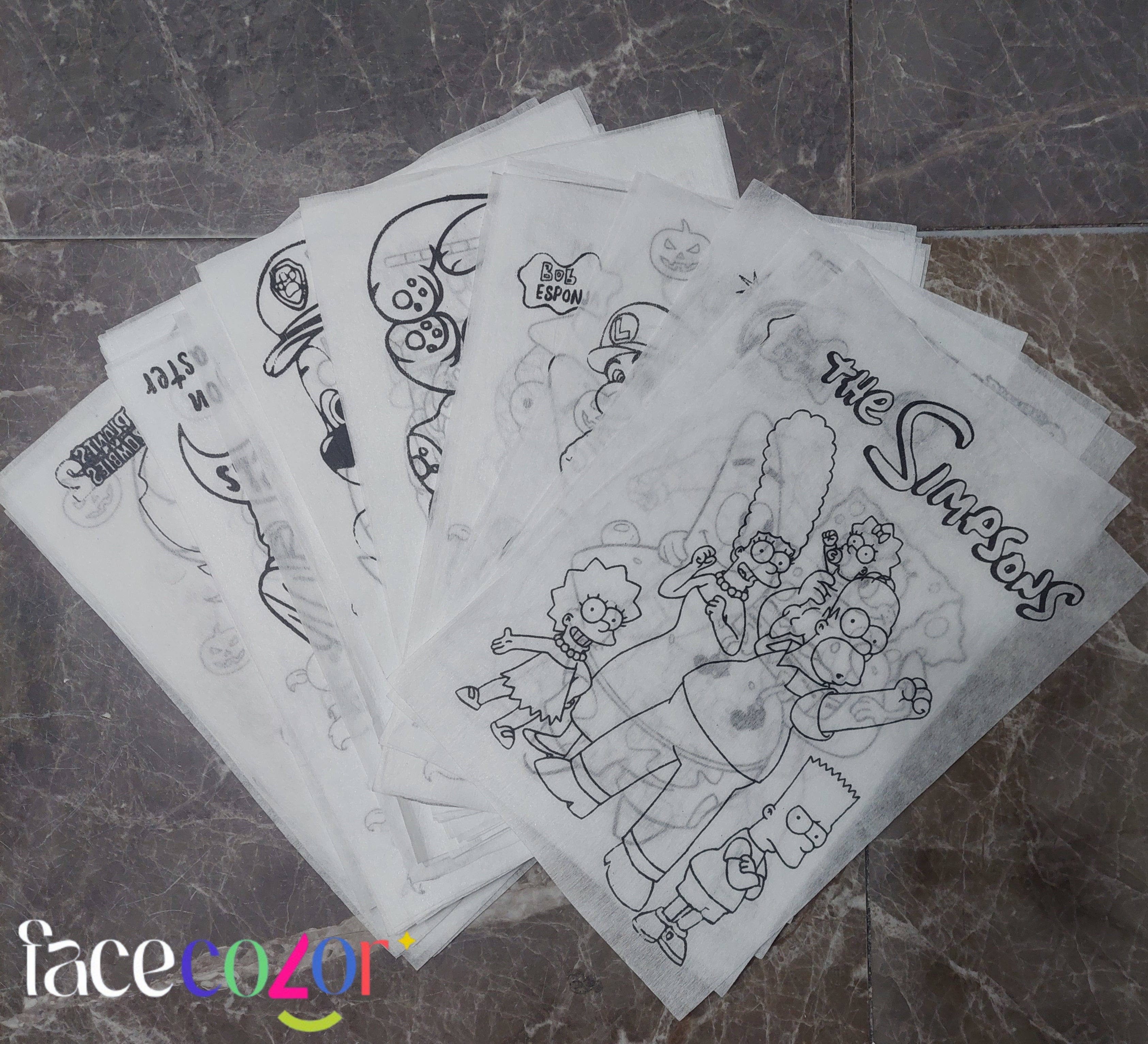 100 pellones surtidos 50/50