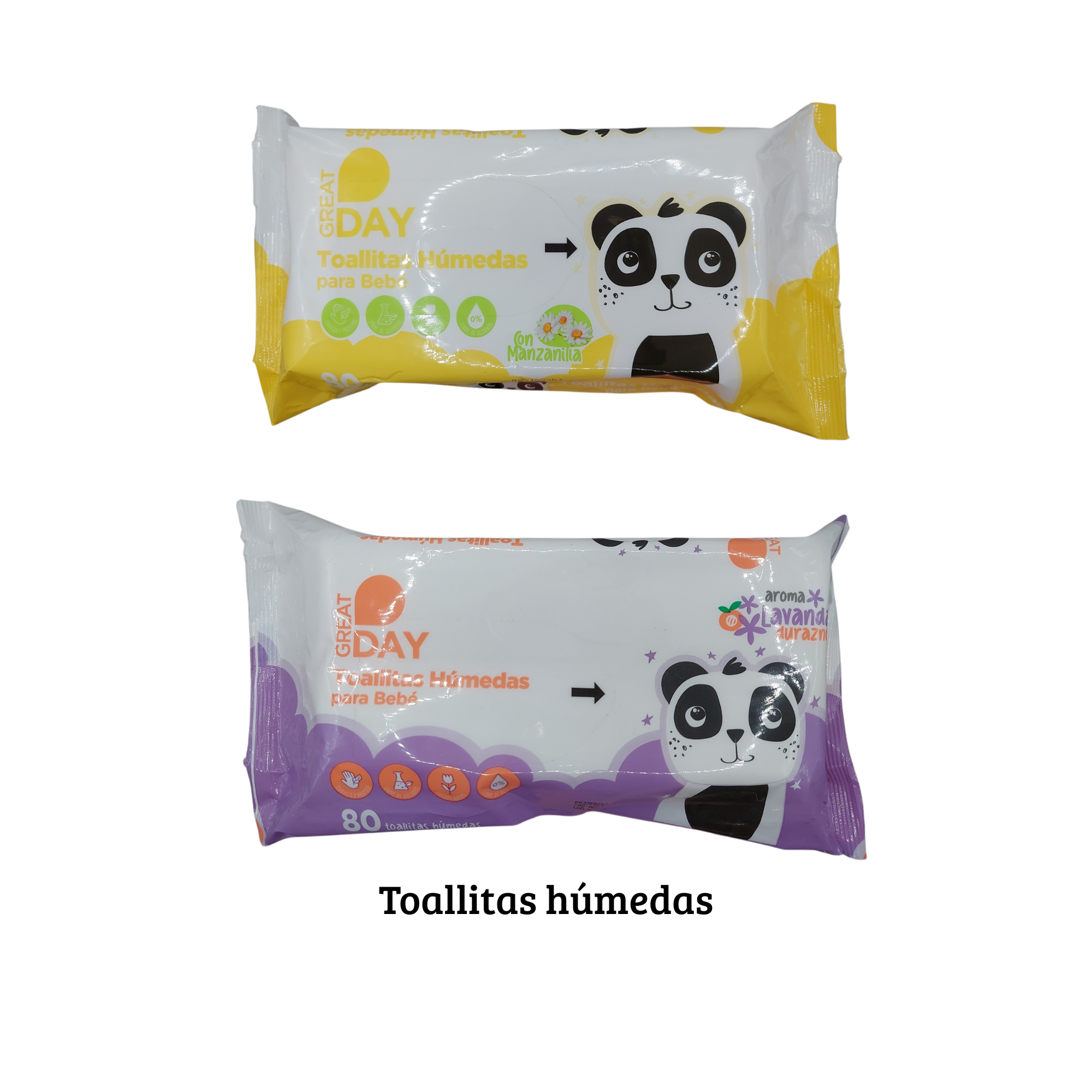 Toallitas húmedas 80 piezas.