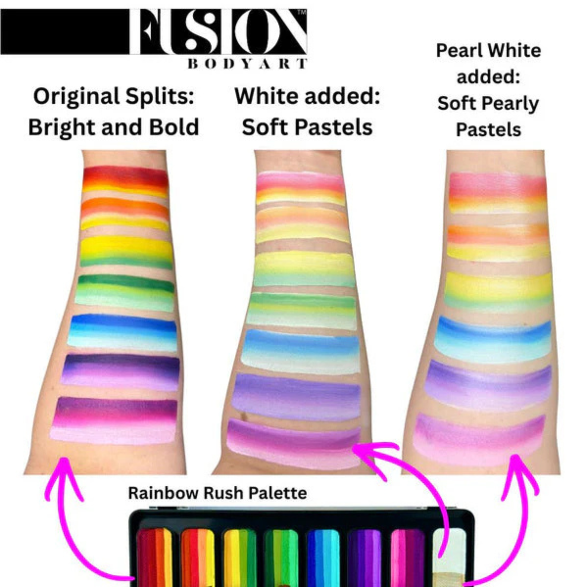 Fusion Body Art - RAINBOW RUSH