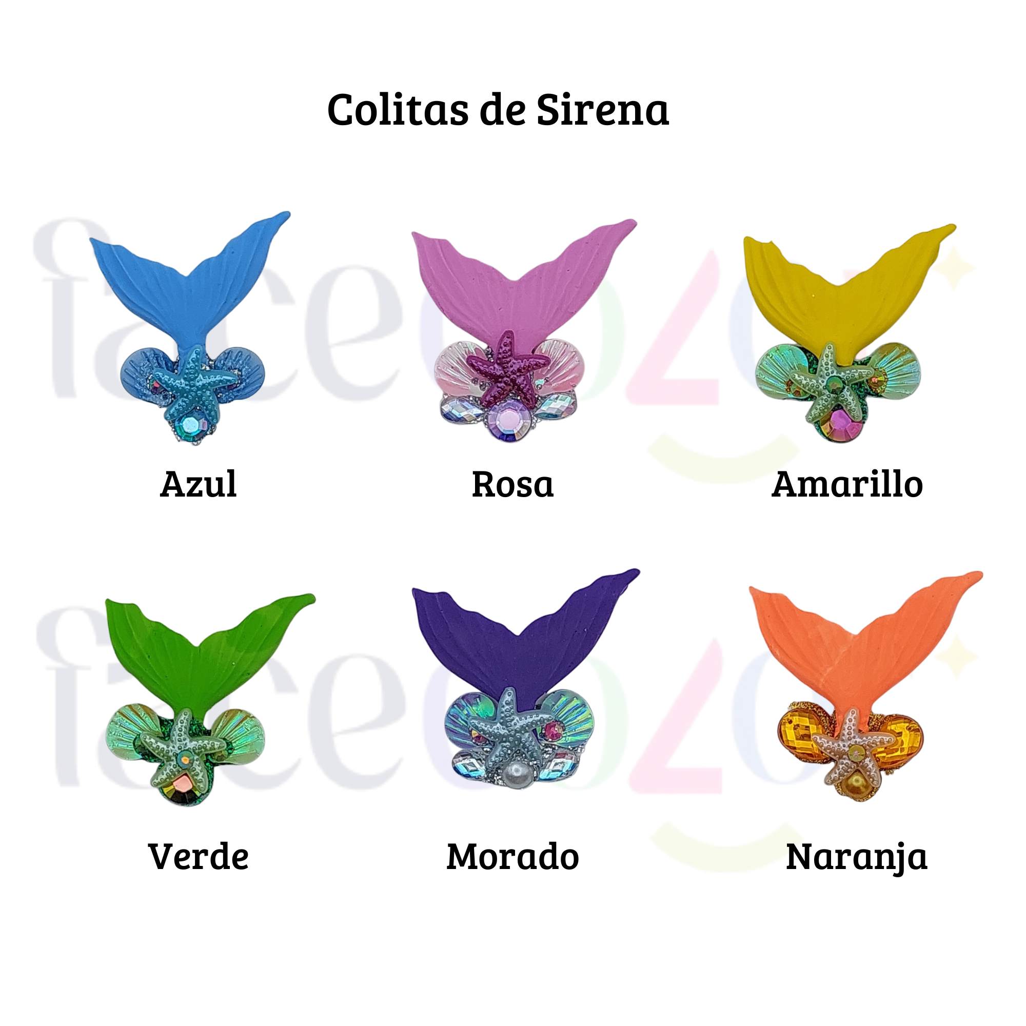 Bling Colitas de Sirenas