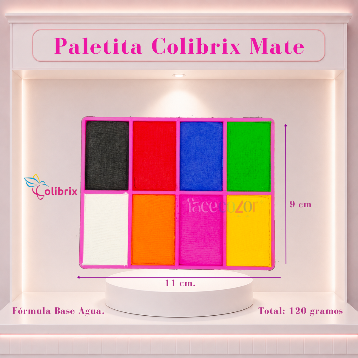 Paletita Colibrix Mate 120 gr.