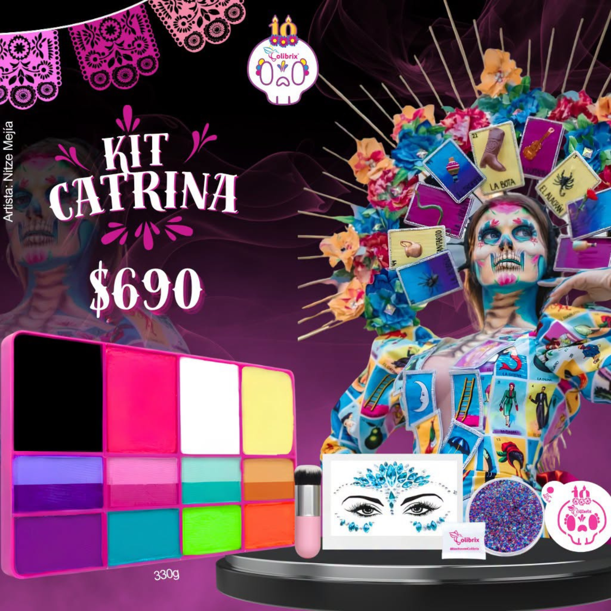 Kit Catrina 330gr. Colibrix