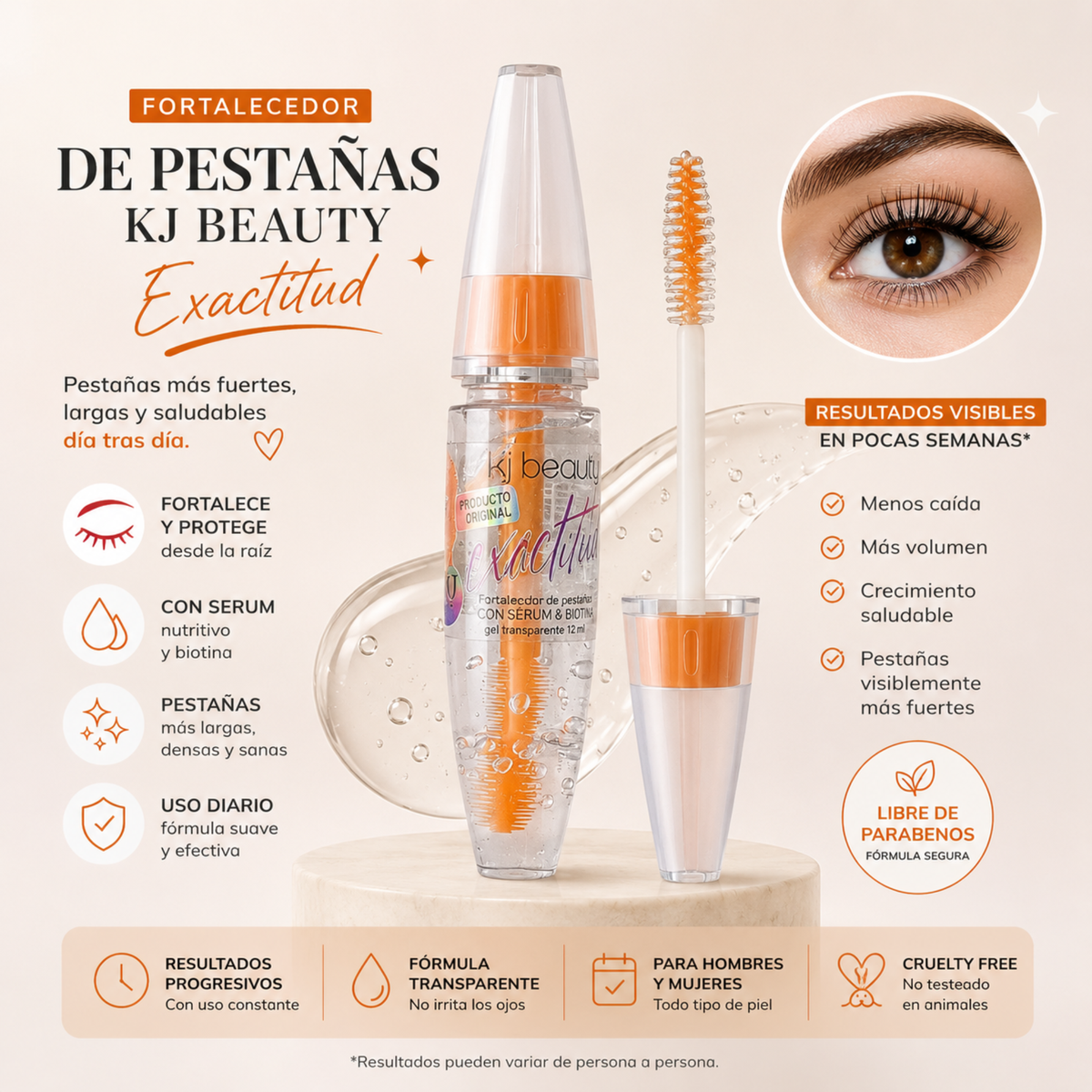 Fortalecedor de pestañas KJ Beauty Exactitud