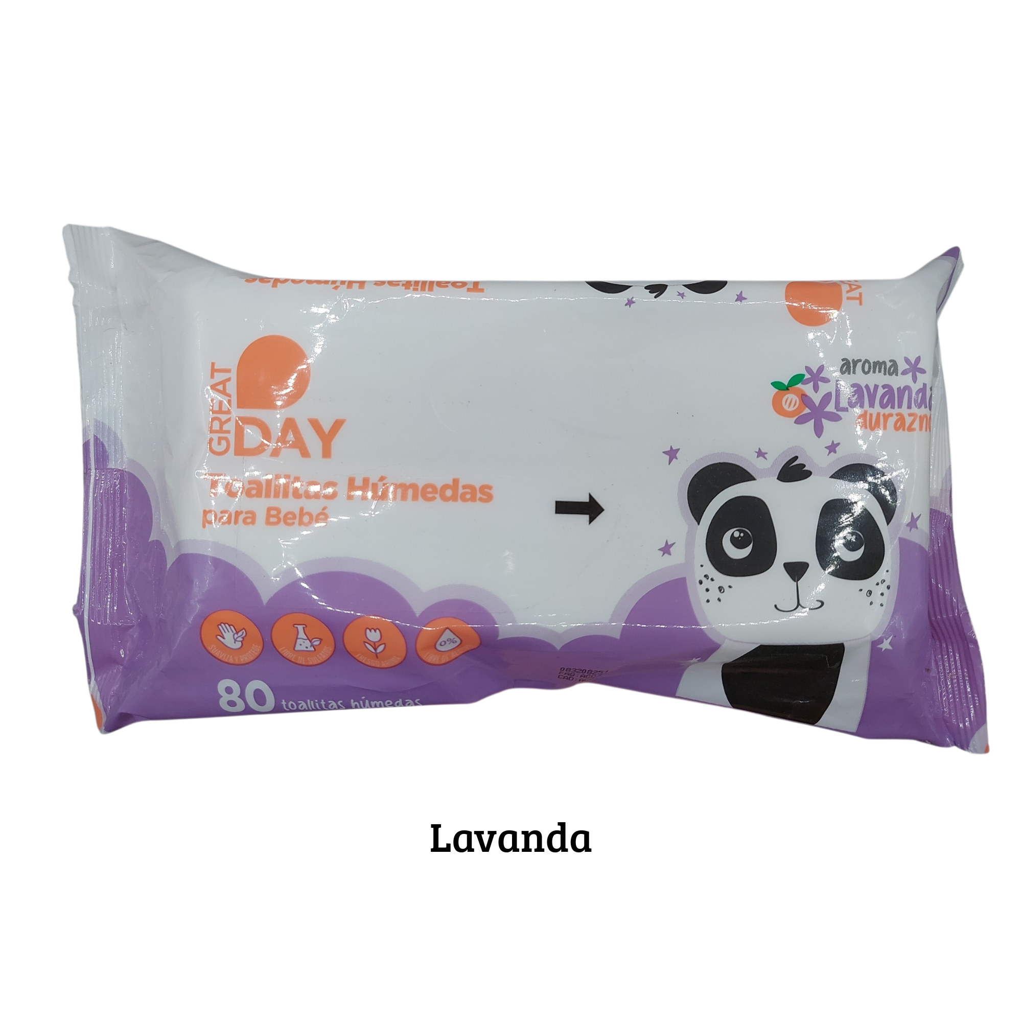 Toallitas húmedas 80 piezas.