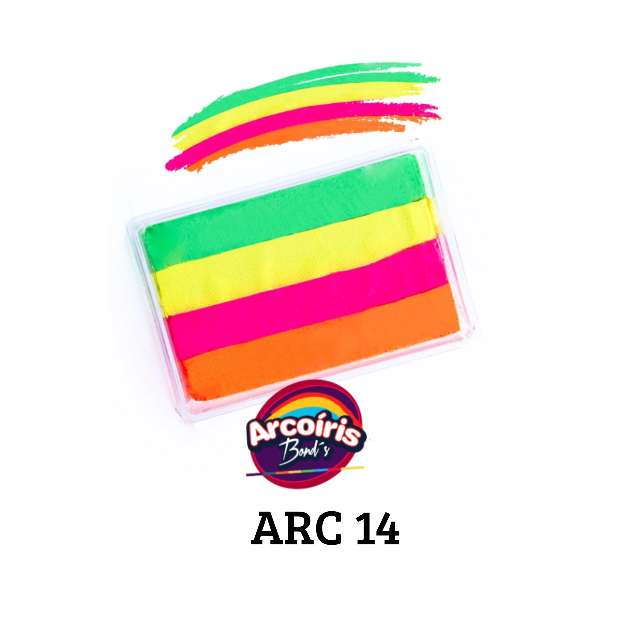Arcoíris 50gr Aqua Bond´s Neón (Venta en Individual)