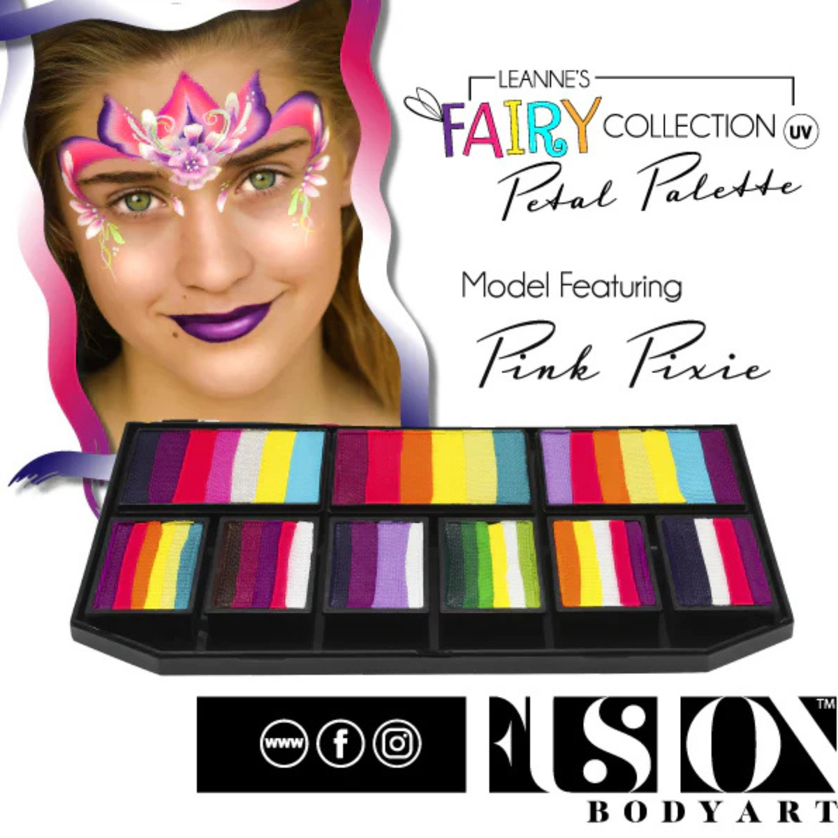 Fusion Body Art - Petal Palette Leanne's Fairy Collection