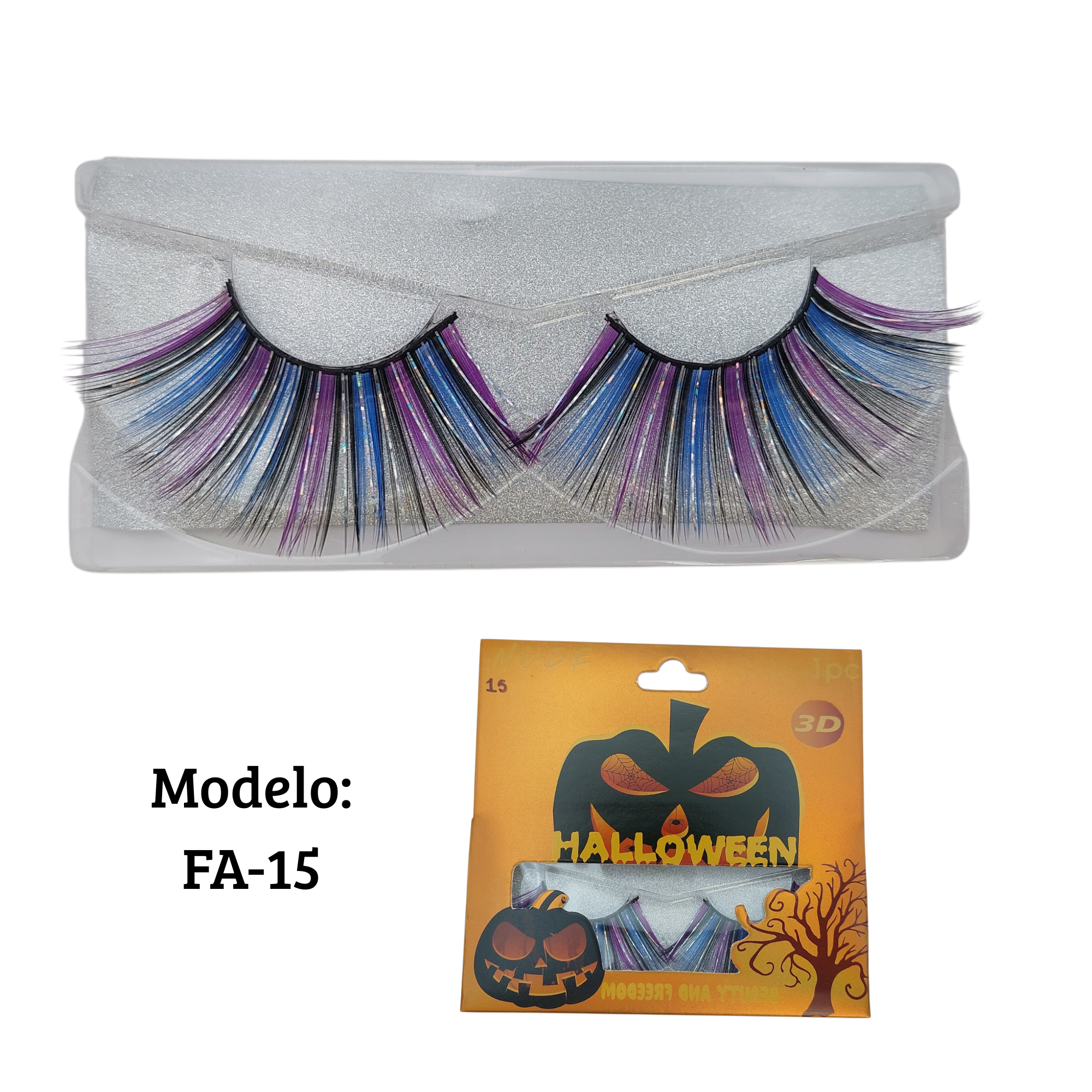 Pestañas Multicolor Fantasía