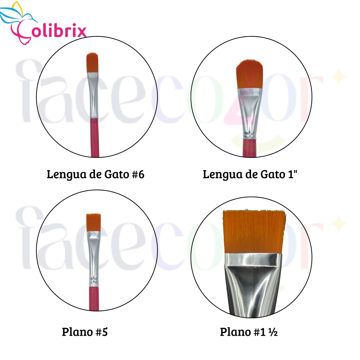 Pinceles Colibrix (venta en individual)
