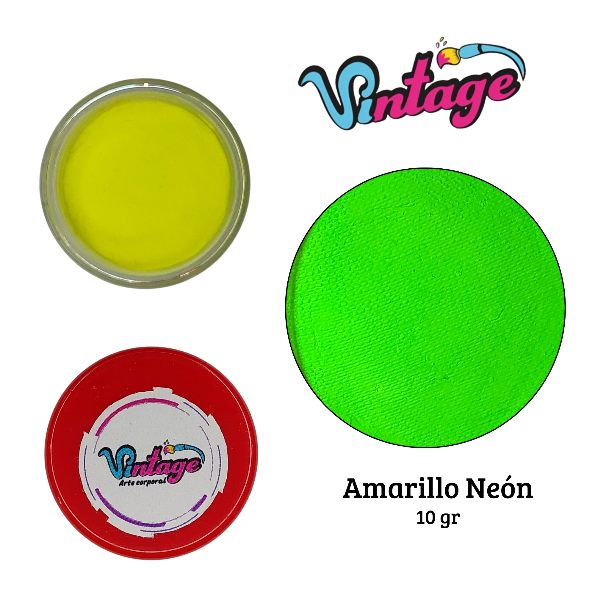 Amarillo Neón 10gr Vintage