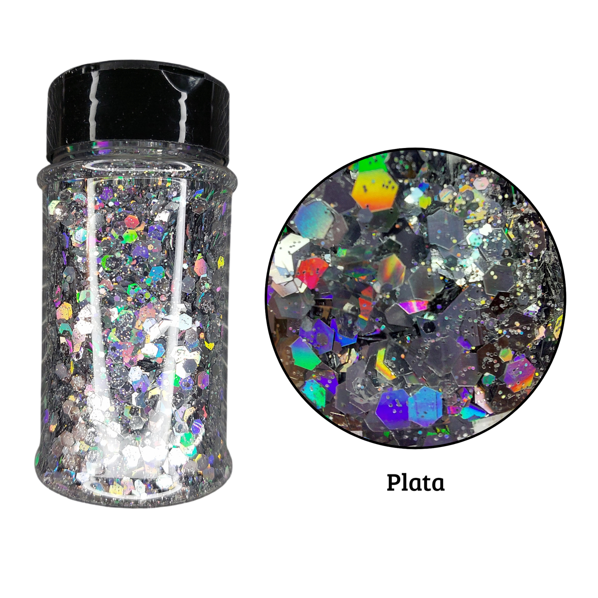 Bote Chunky Glitter suelto holográfico 50 gr