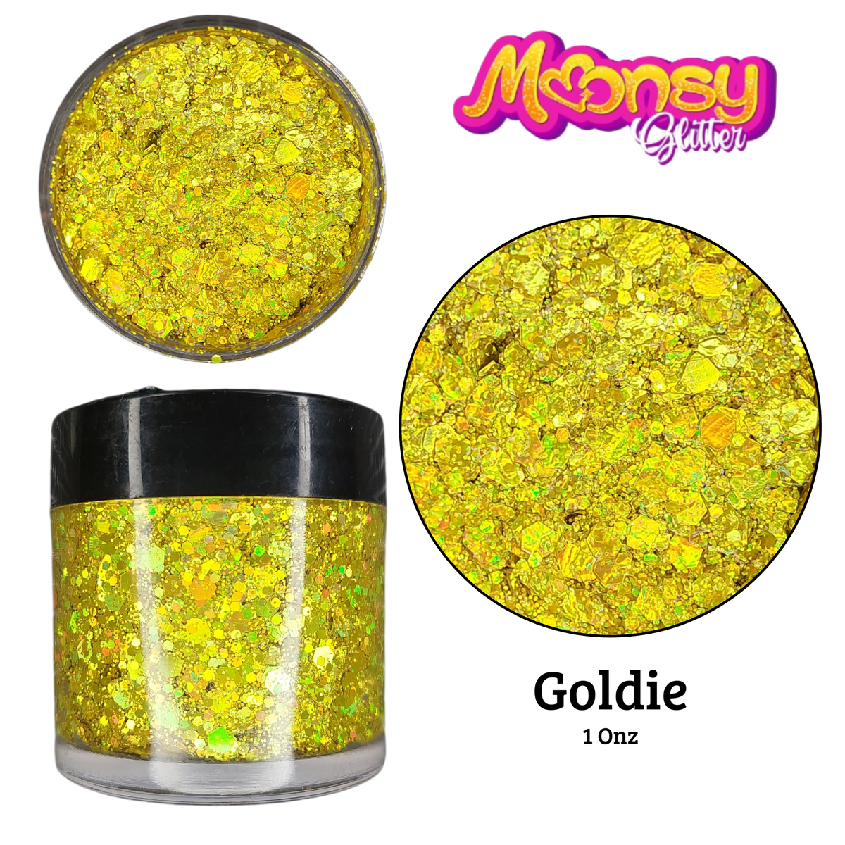 Variedad Onza Moonsy Glitter - Base Gel (venta por invdividual)