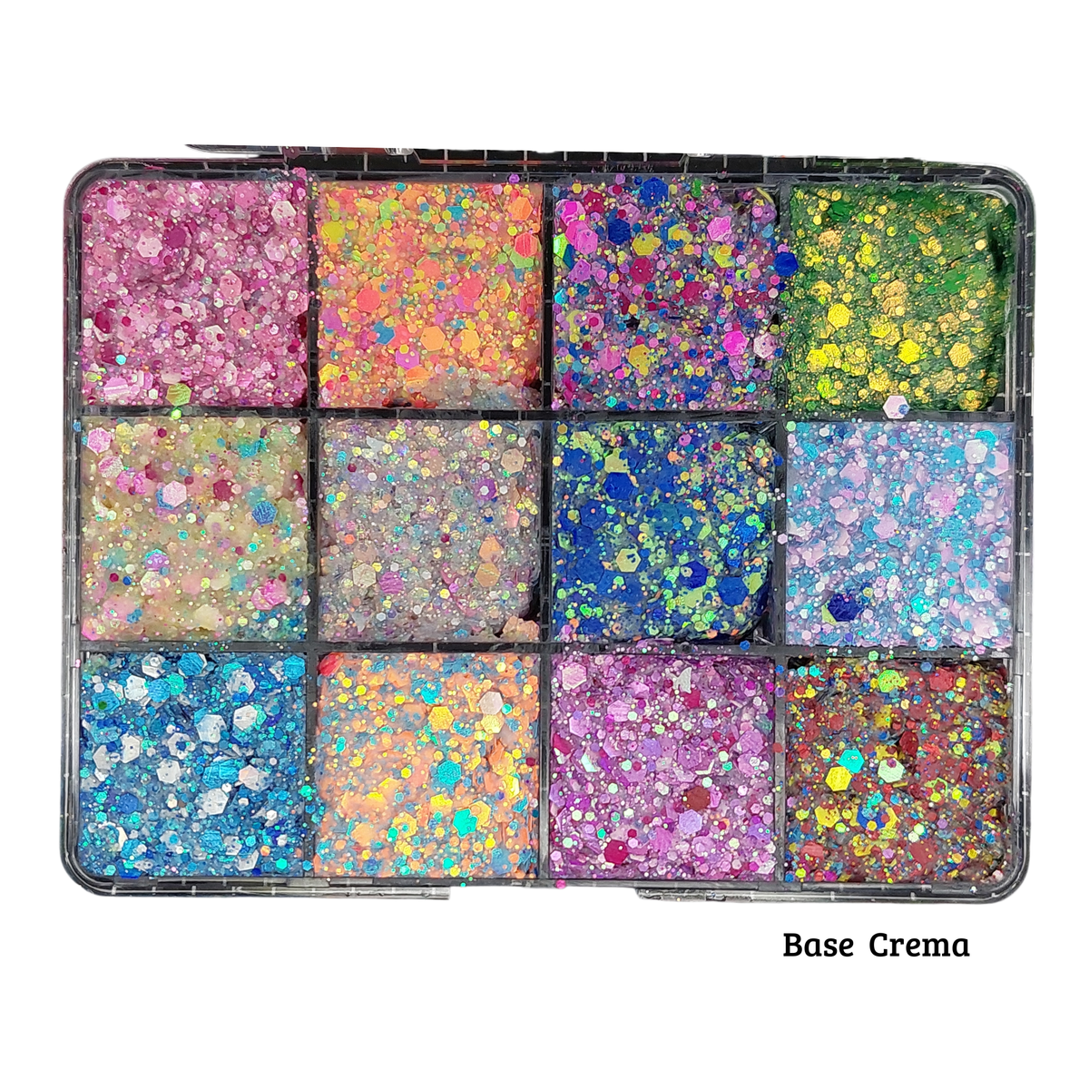 Paleta Happy Mixing Moonsy Glitter (base crema)