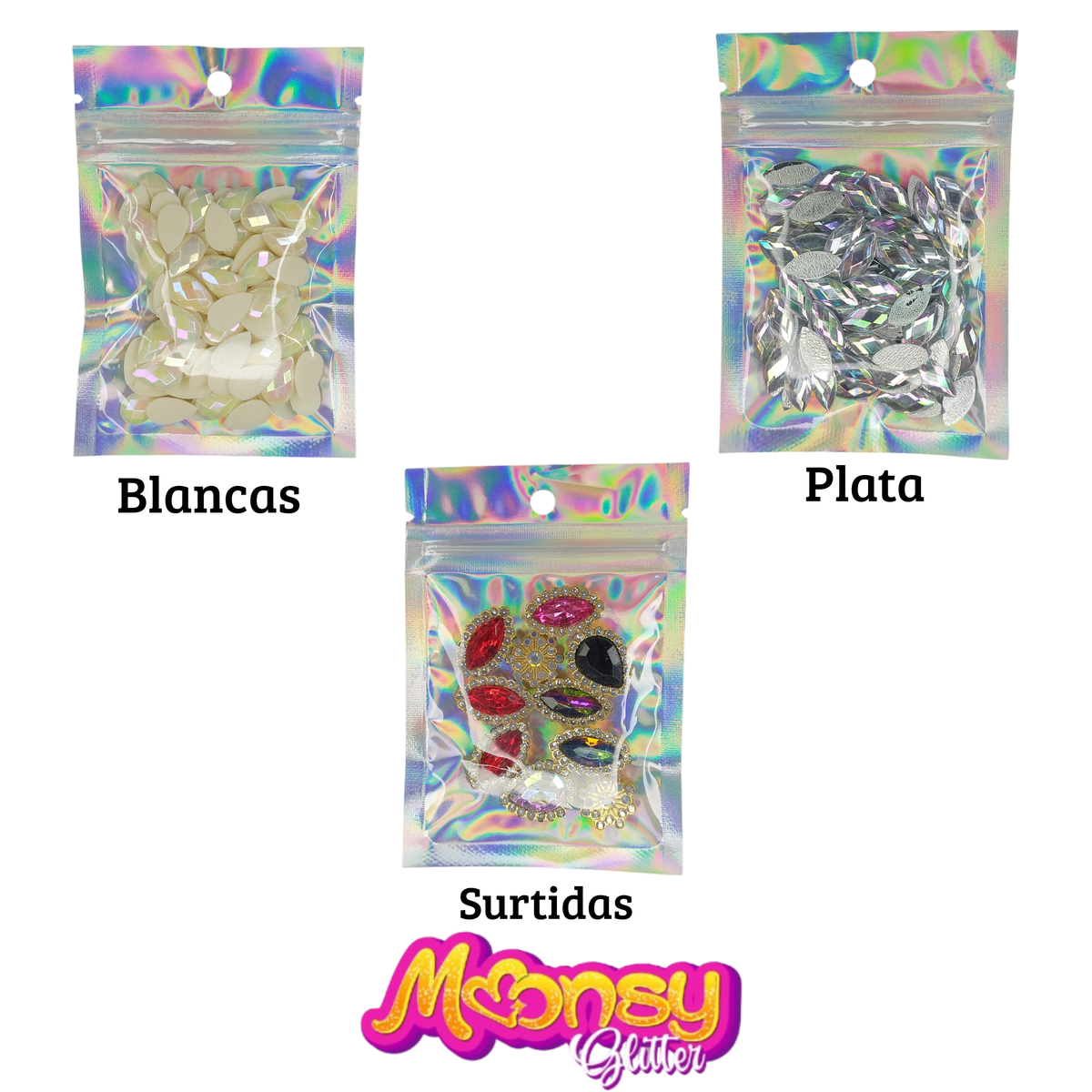 Bolsa de Pedrería Moonsy Glitter
