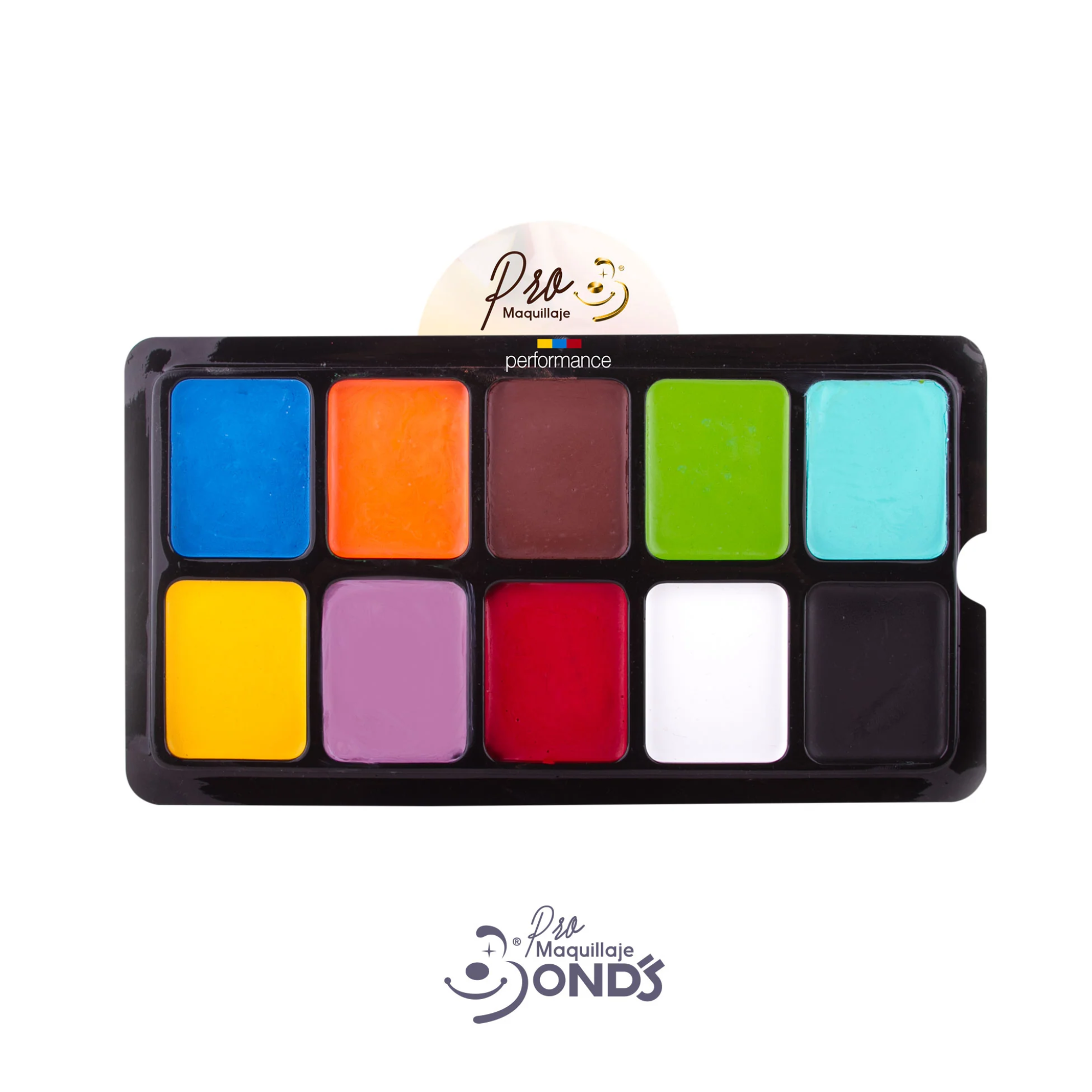 Paleta de 10 Colores de Crema