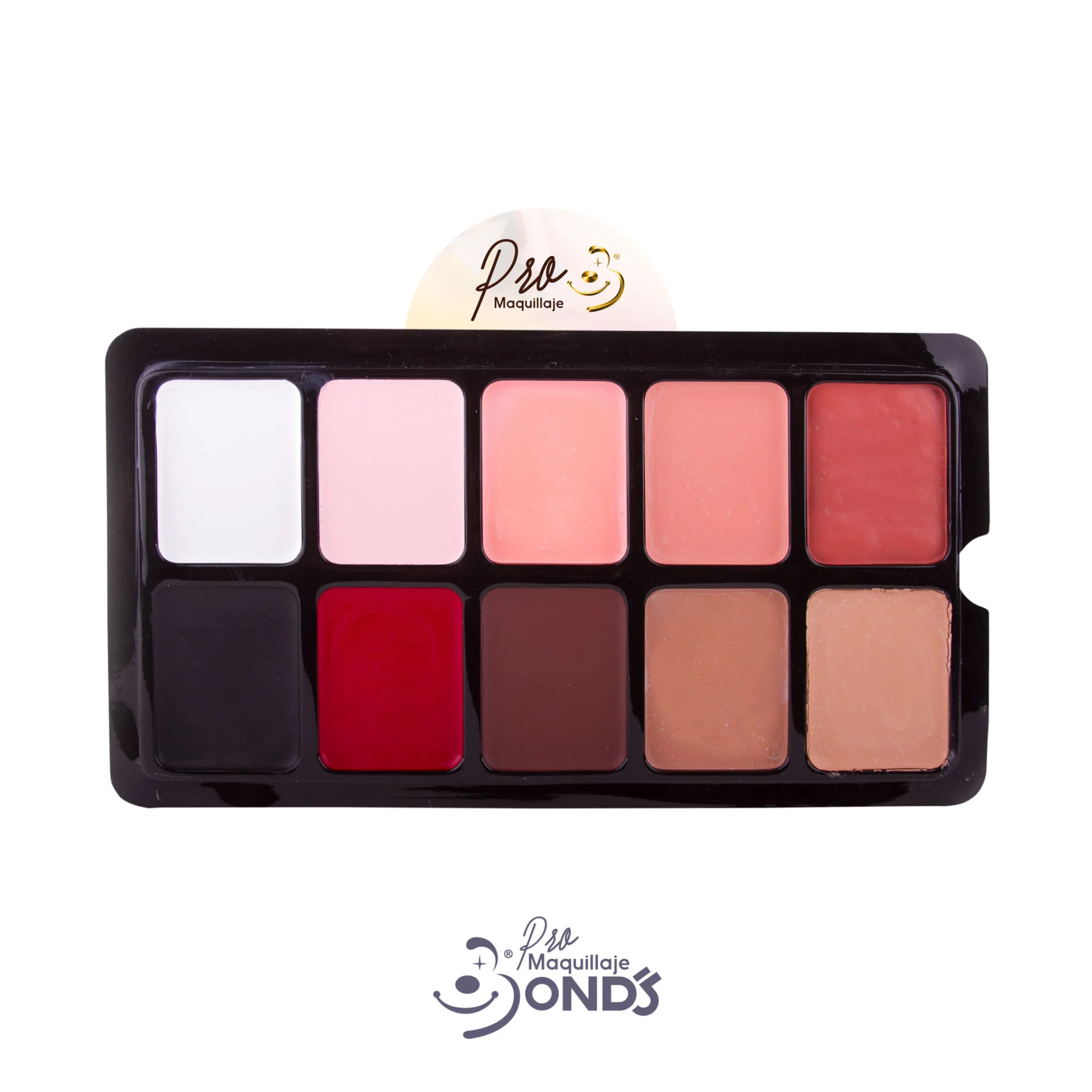 Paleta de 10 Colores de Crema