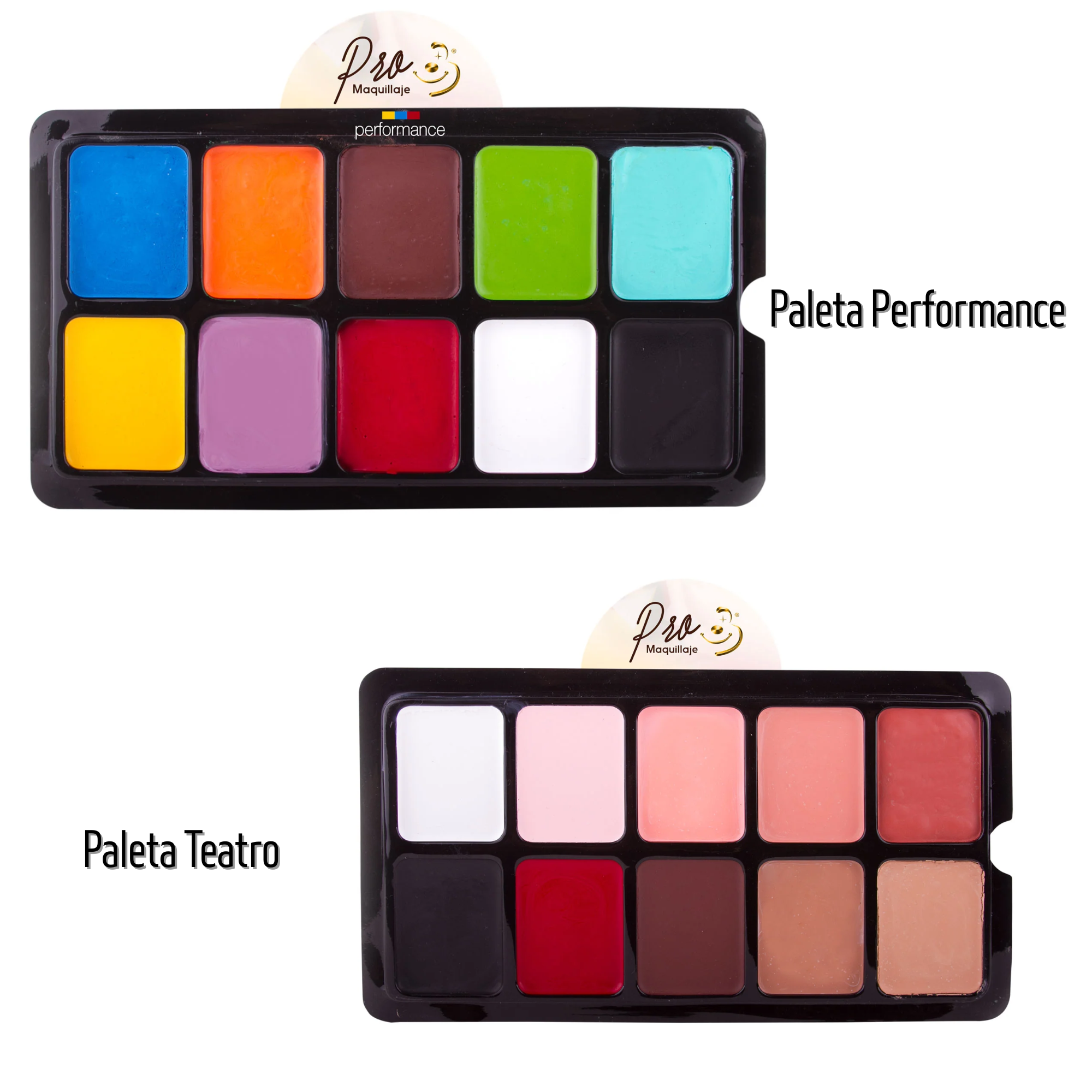 Paleta de 10 Colores de Crema