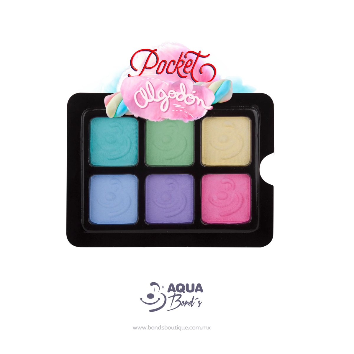 Paleta Pocket Algodón 6 colores Bond's Boutique