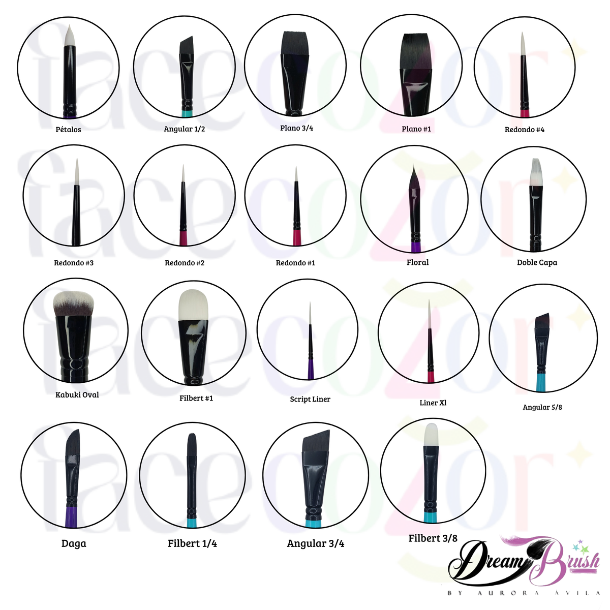 Pinceles Dream Brush (venta por individual)