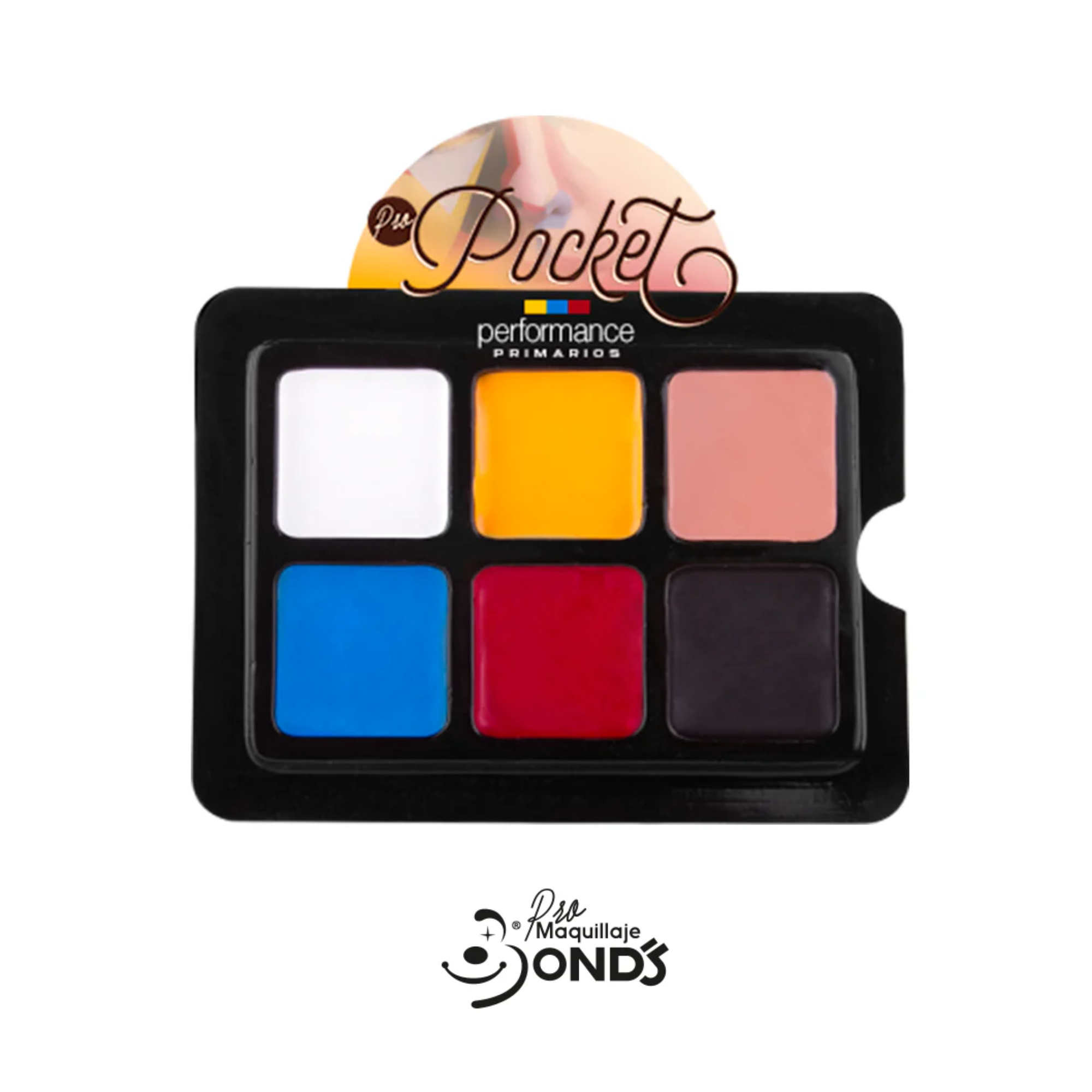 Paleta Pro Pocket de 6 Colores de Crema