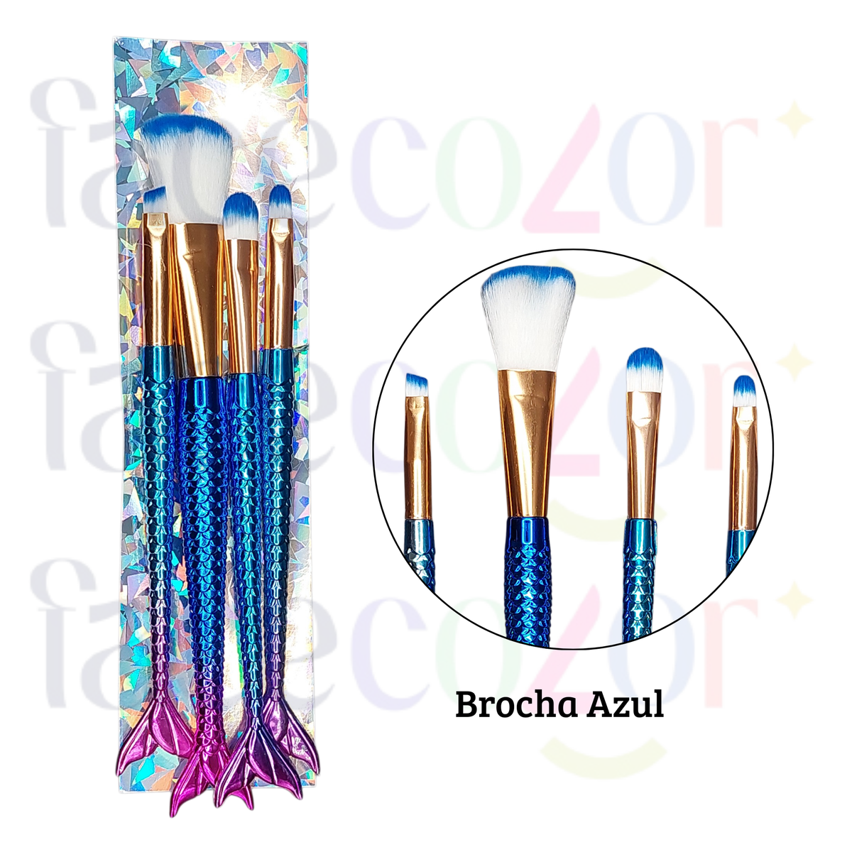 Brochas Maquillaje Social Sirena