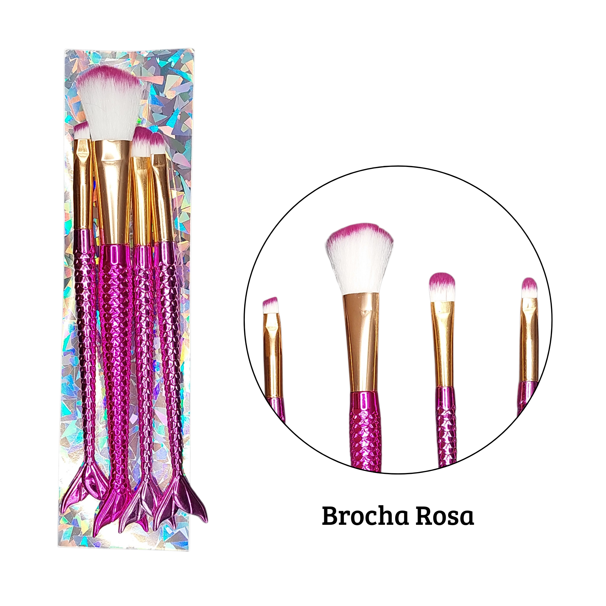 Brochas Maquillaje Social Sirena