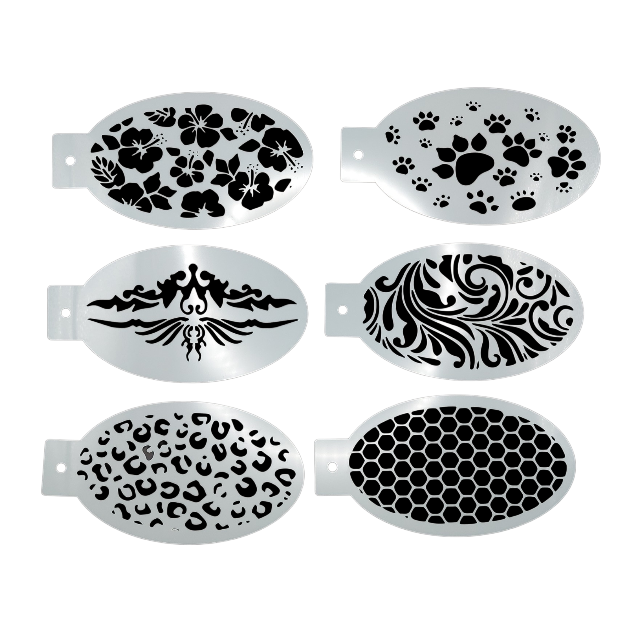 Kit 24 Stencil Texturas