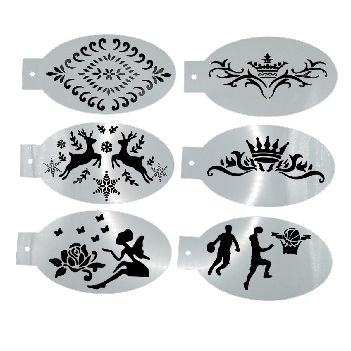 Kit 20 Stencil Fantasía