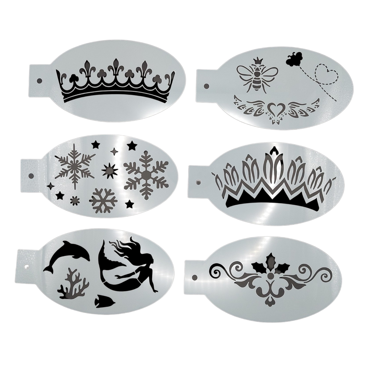 Kit 20 Stencil Fantasía