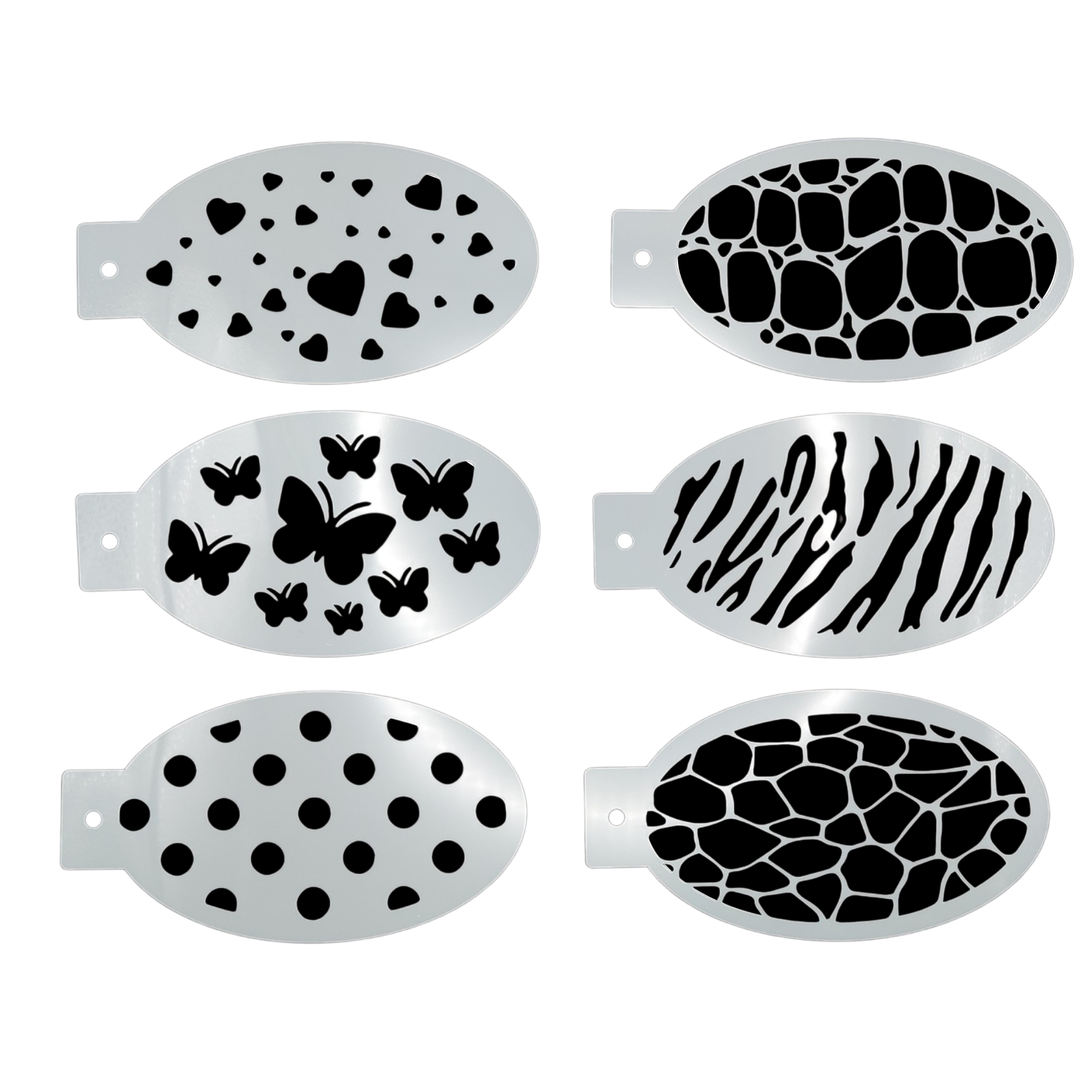 Kit 24 Stencil Texturas