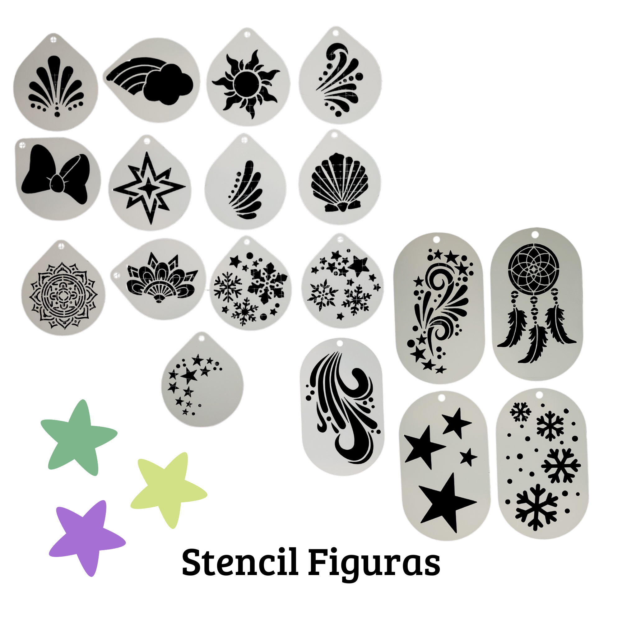Stencil Figuras (venta por individual)