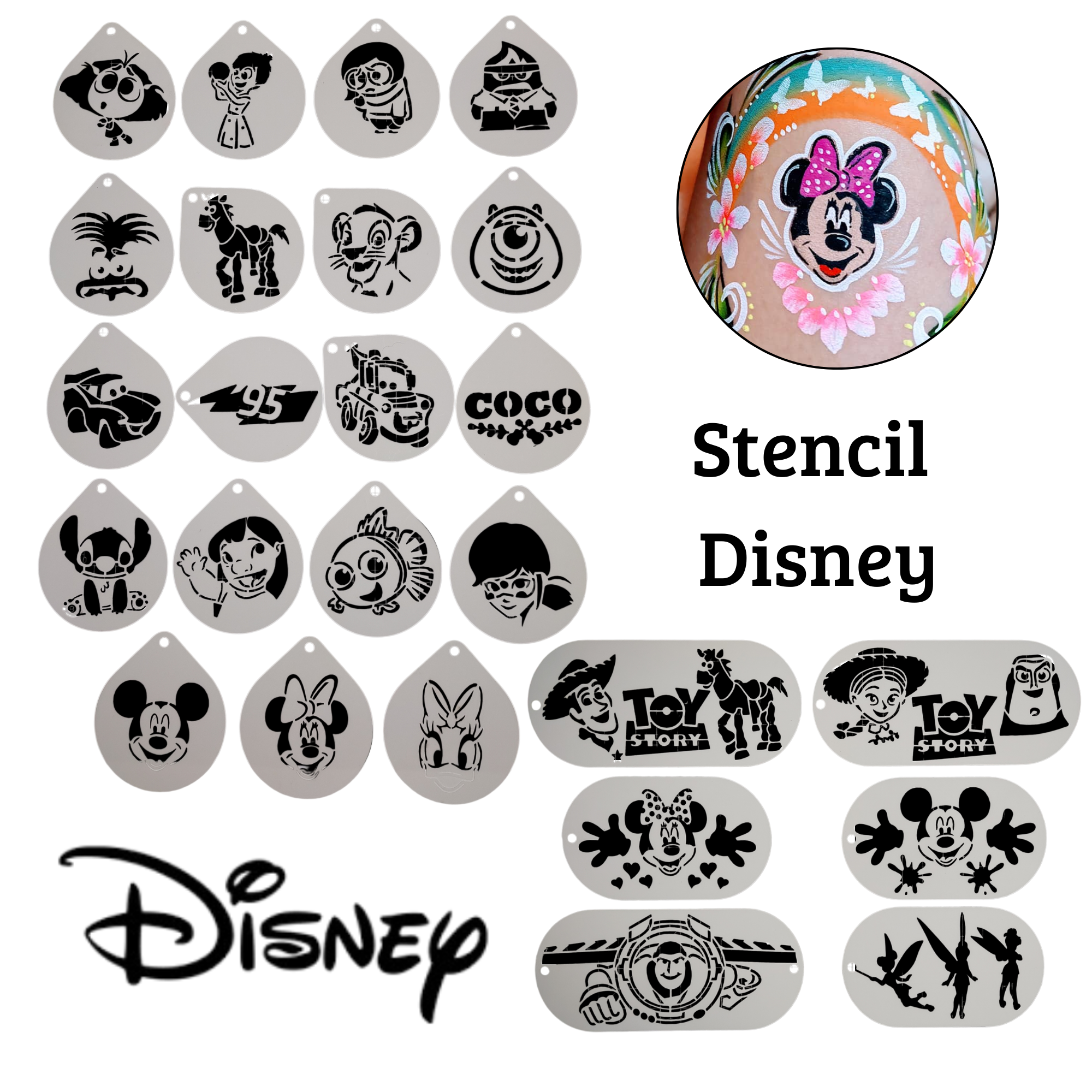 Stencil Disney (venta por individual)