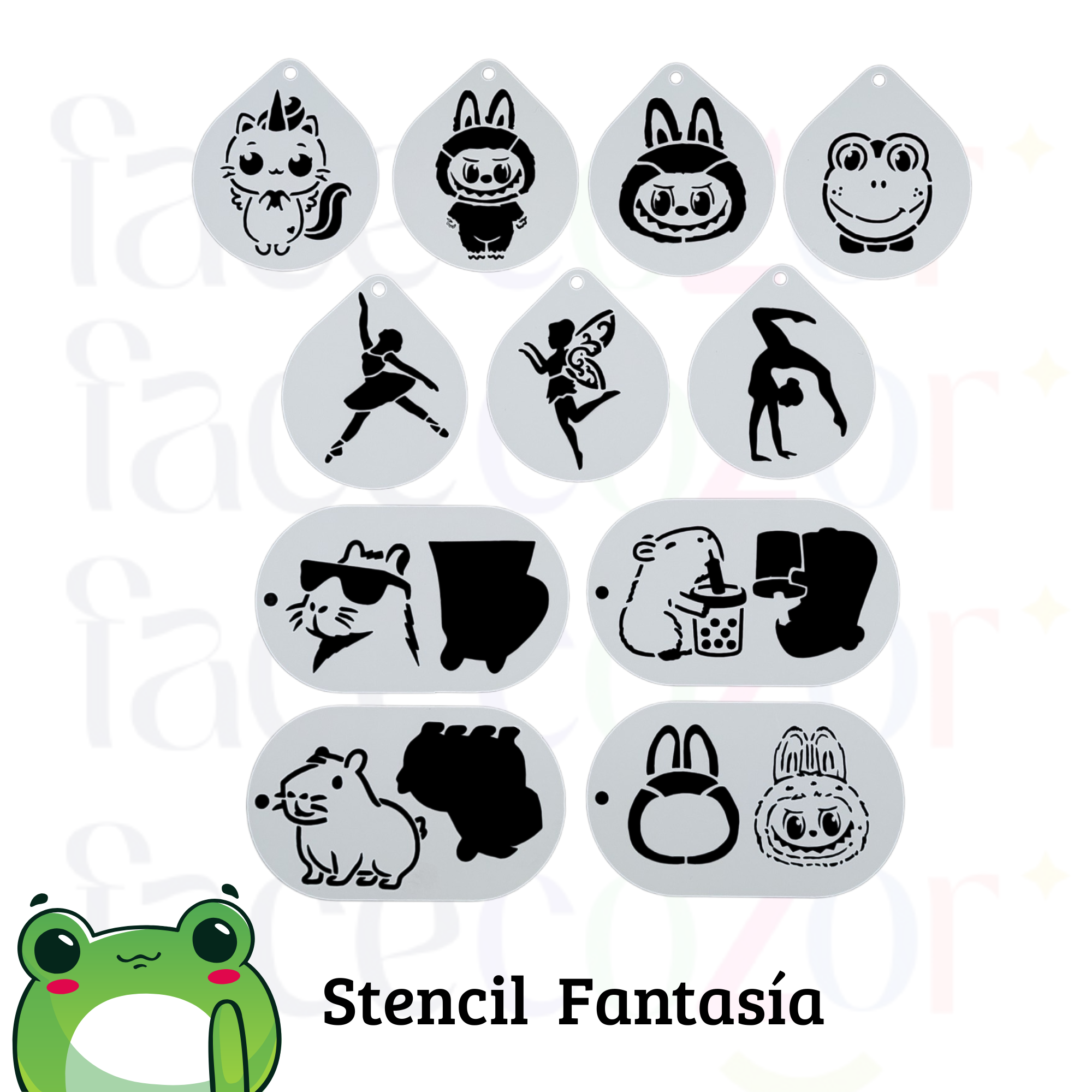 Stencil Fantasía (venta por individual)
