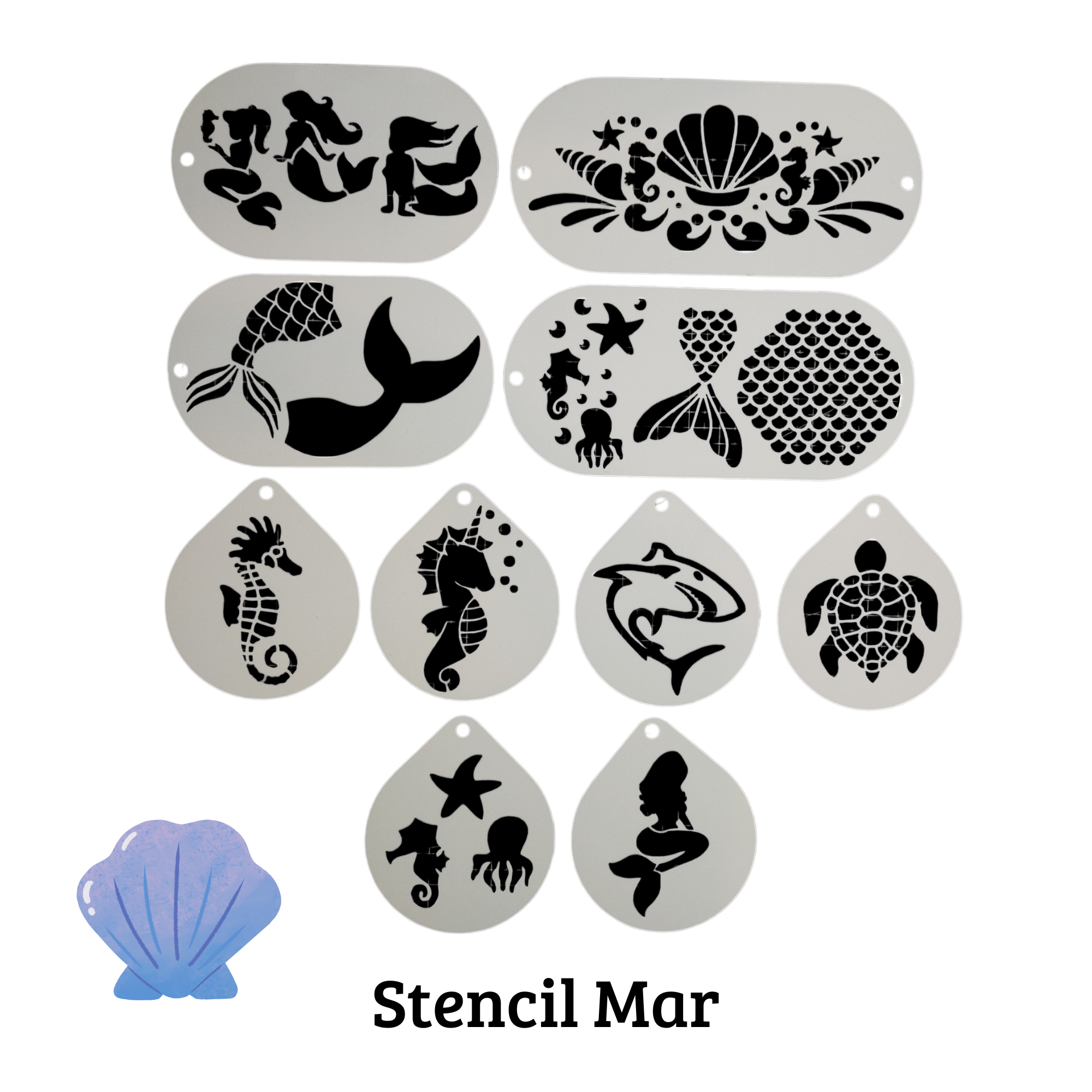 Stencil Mar (venta por individual)