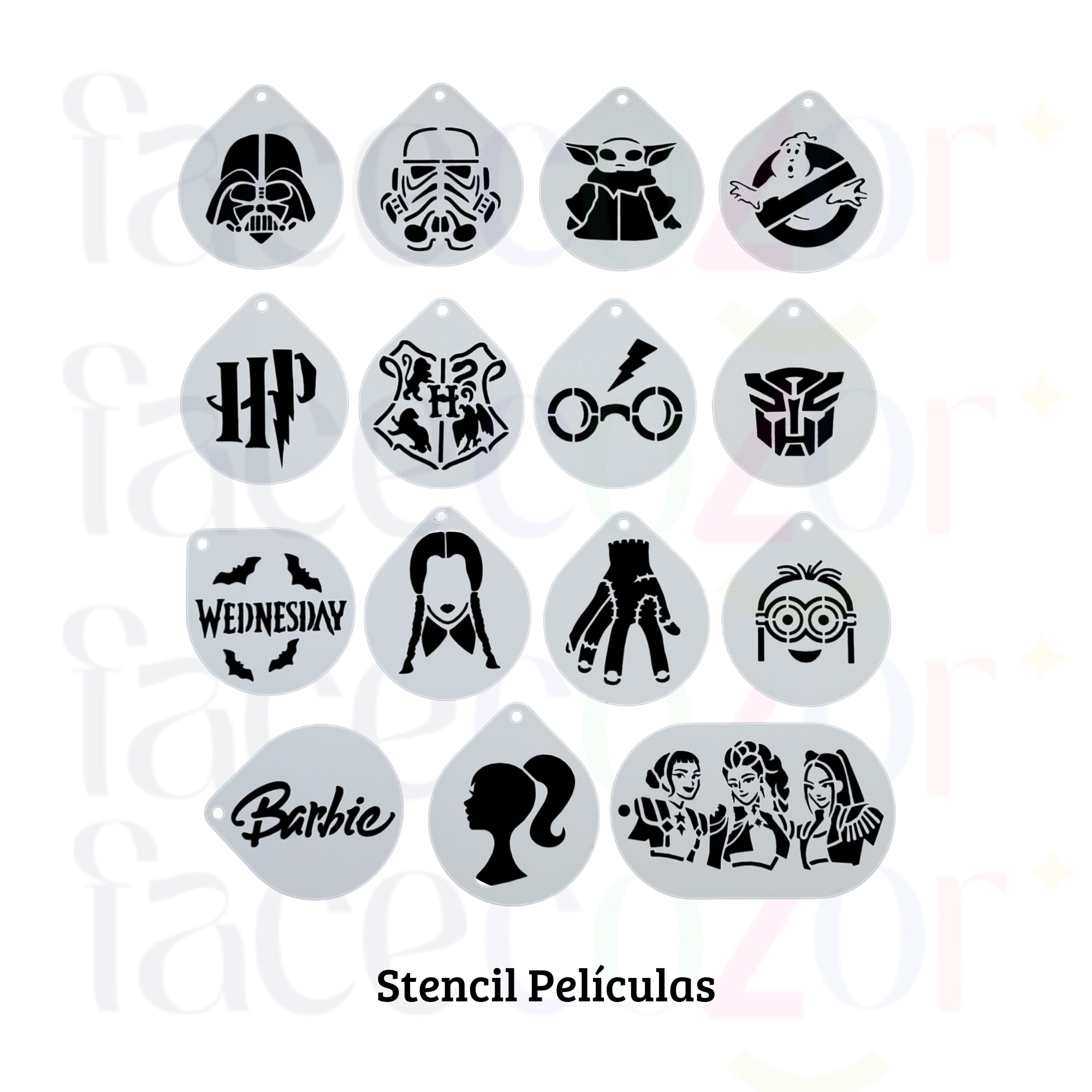 Stencil Películas (venta por individual)