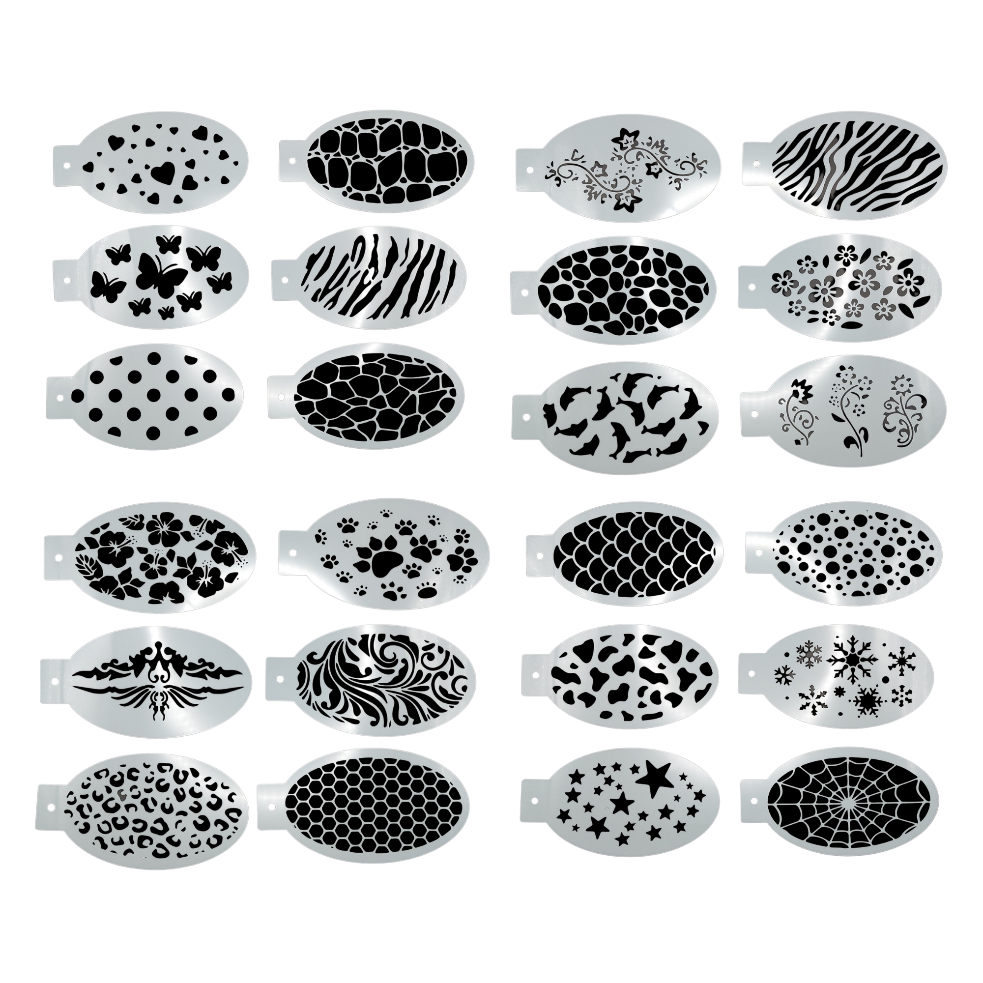 Kit 24 Stencil Texturas